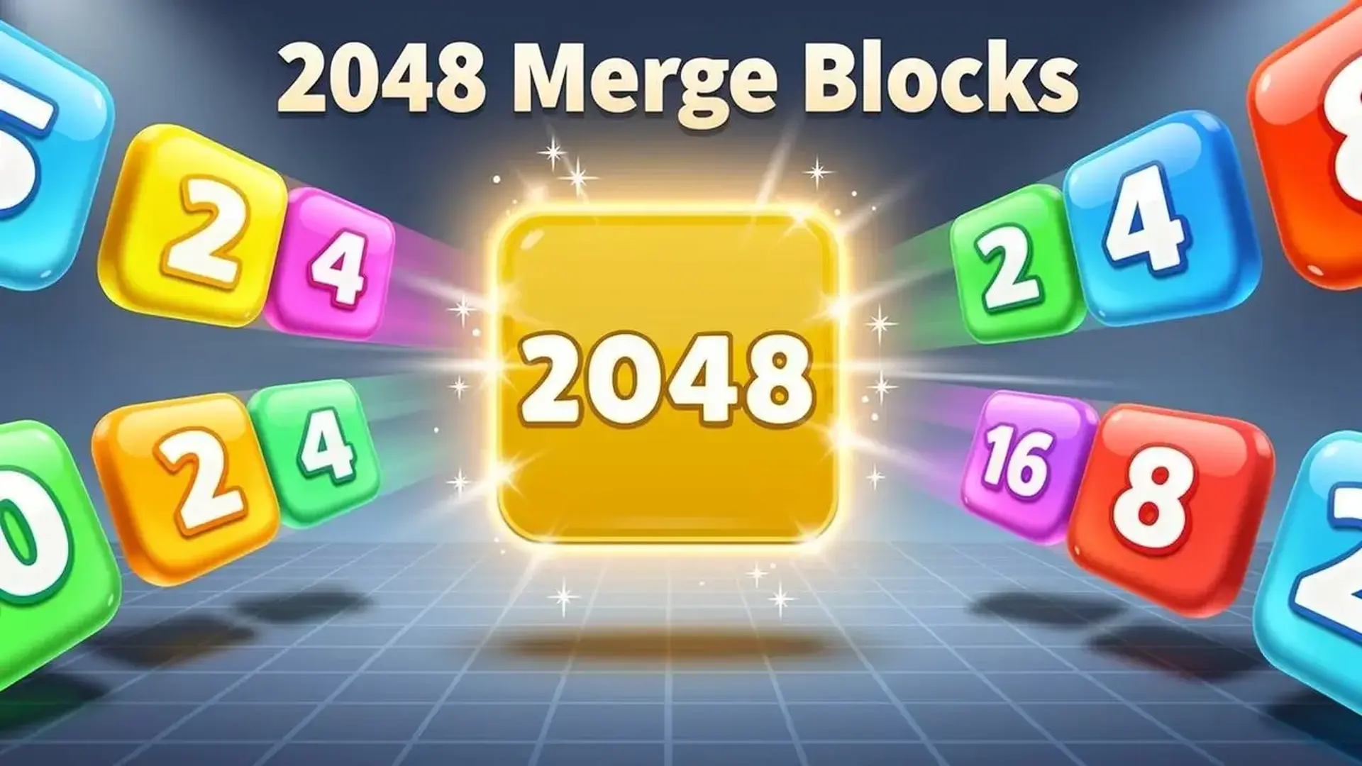 2048 Merge Blocks - لعبة دمج كتل 2048