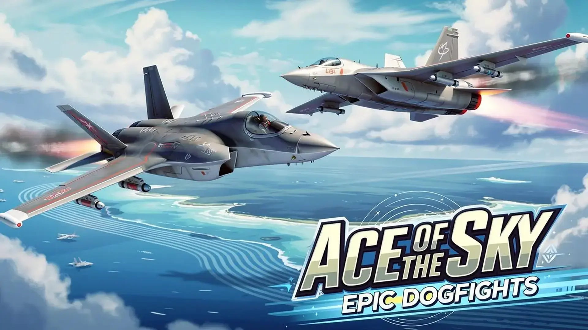 Aces of the Sky: Epic Dogfights - 3D现代飞行射击大作：驾驶顶级战机挑战史诗BOSS，开启极致真实的高空王牌缠斗。 游戏