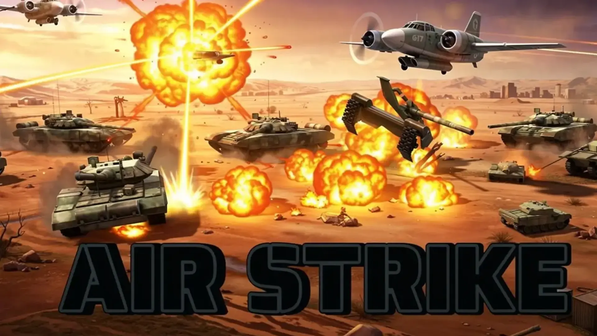 Air Strike - 策略射击指挥官：组建精英小队，引爆火箭战火，无需下载即刻开战！ 游戏