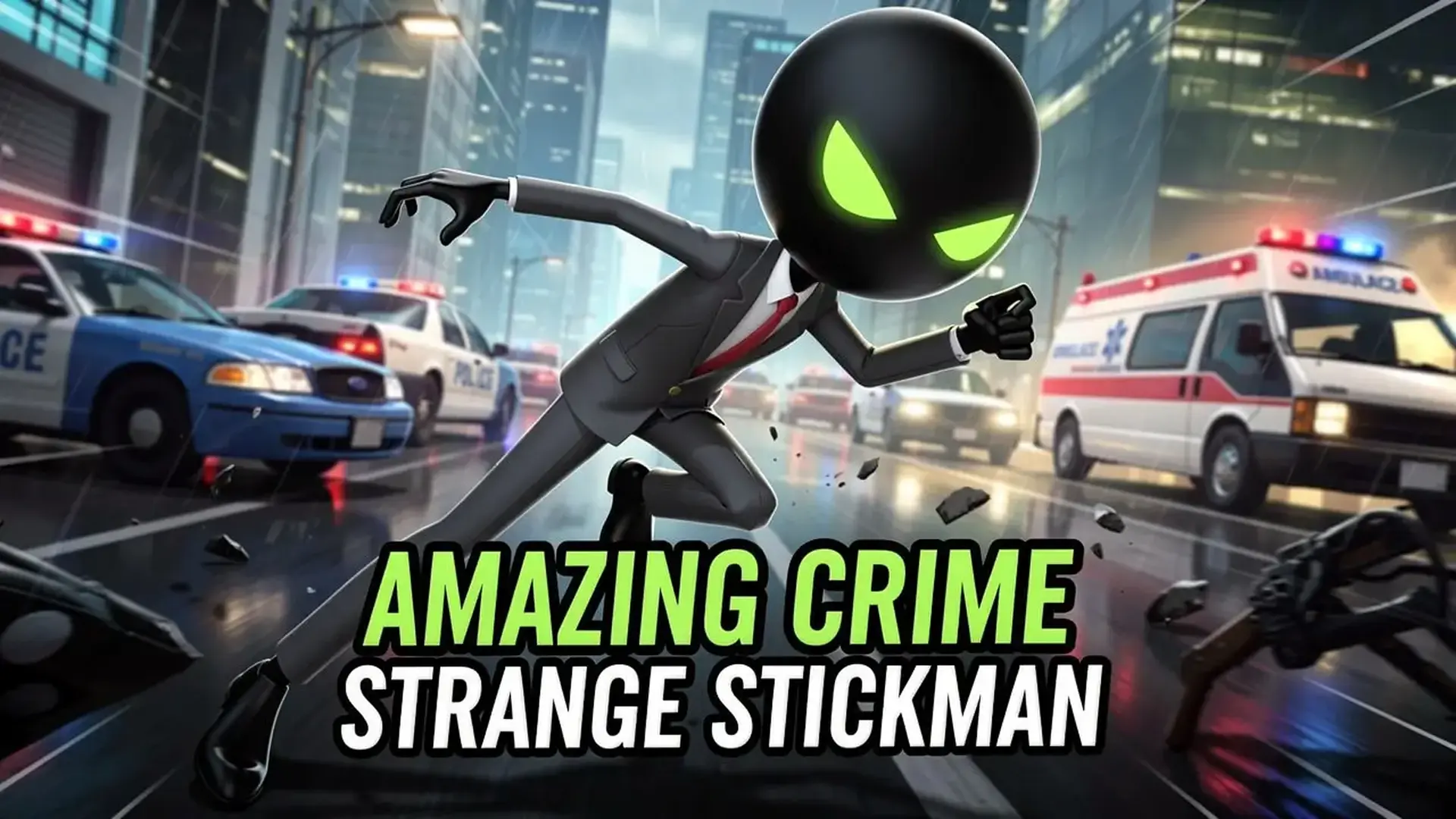 Amazing Crime Strange Stickman - Simulador sandbox mundo abierto juego
