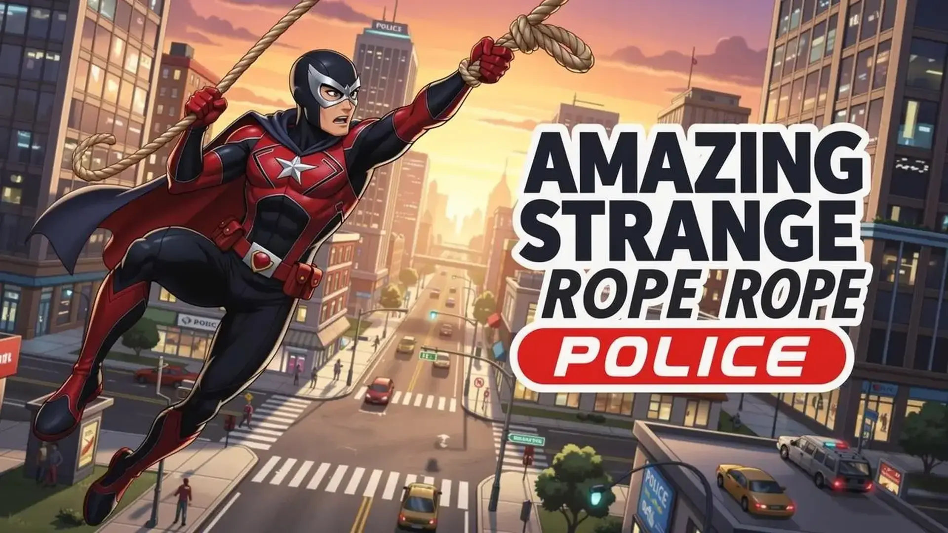 Amazing Strange Rope Police - Simulador Herói jogo