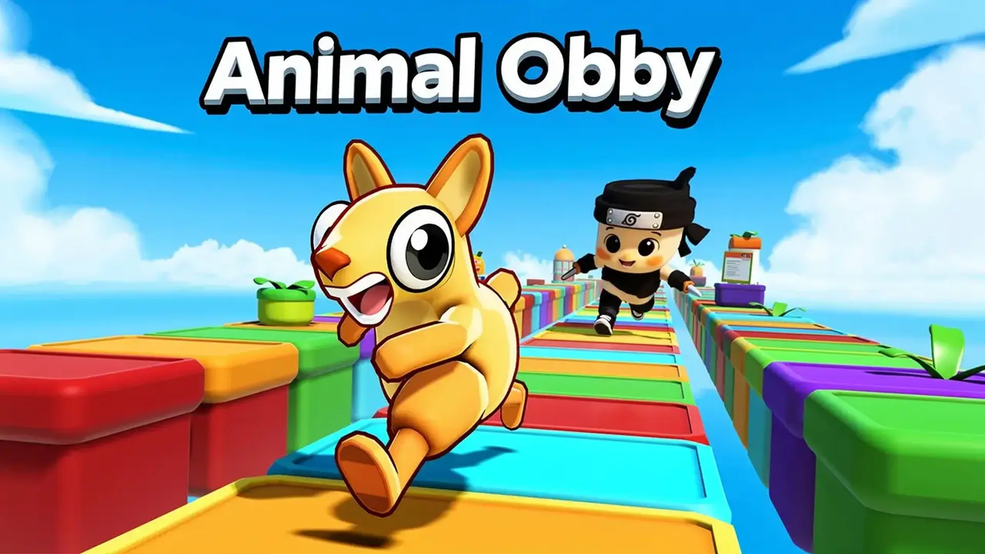 Animal Obby - لعبة باركور ثلاثي الأبعاد