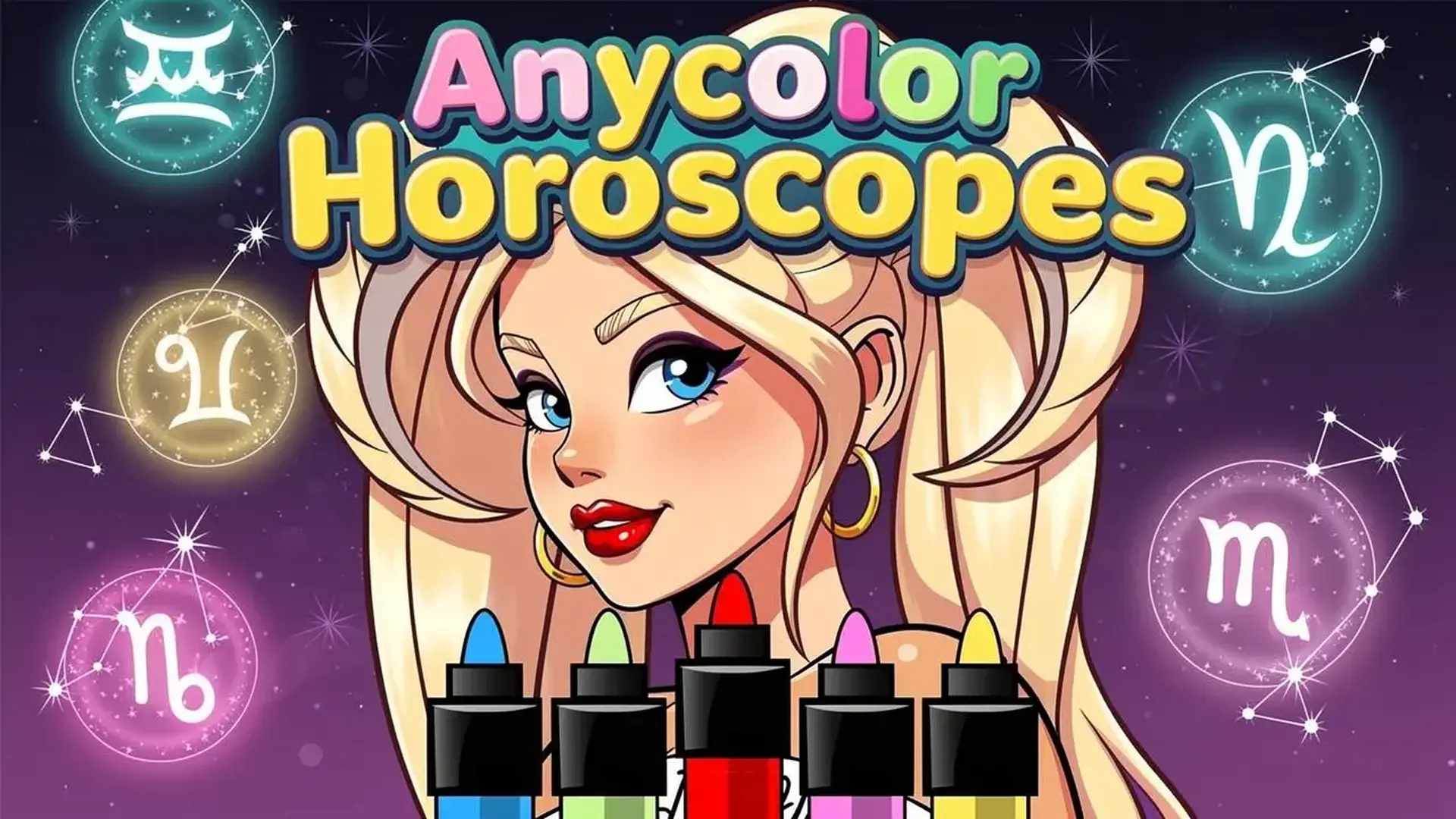 Anycolor Horoscopes - Arte Digital y Zodiaco juego