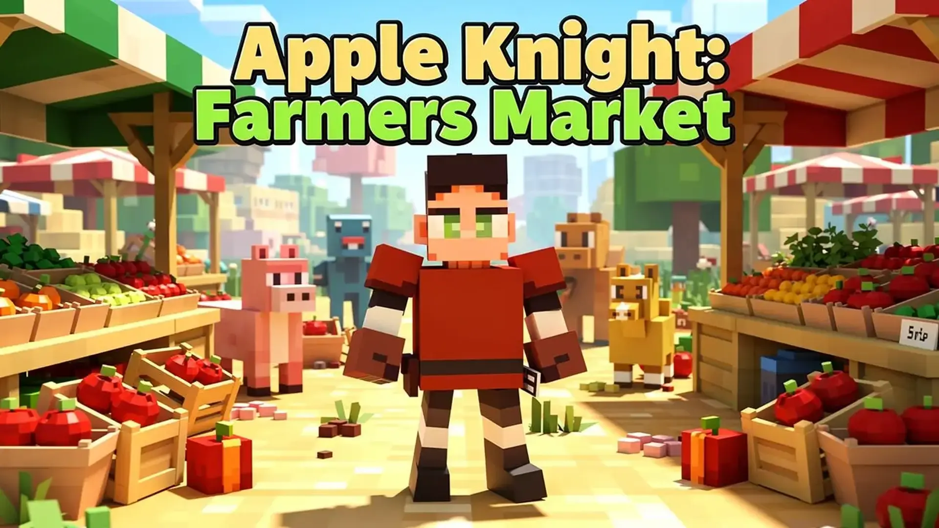 Apple Knight: Farmers Market - Simulador granja idle juego