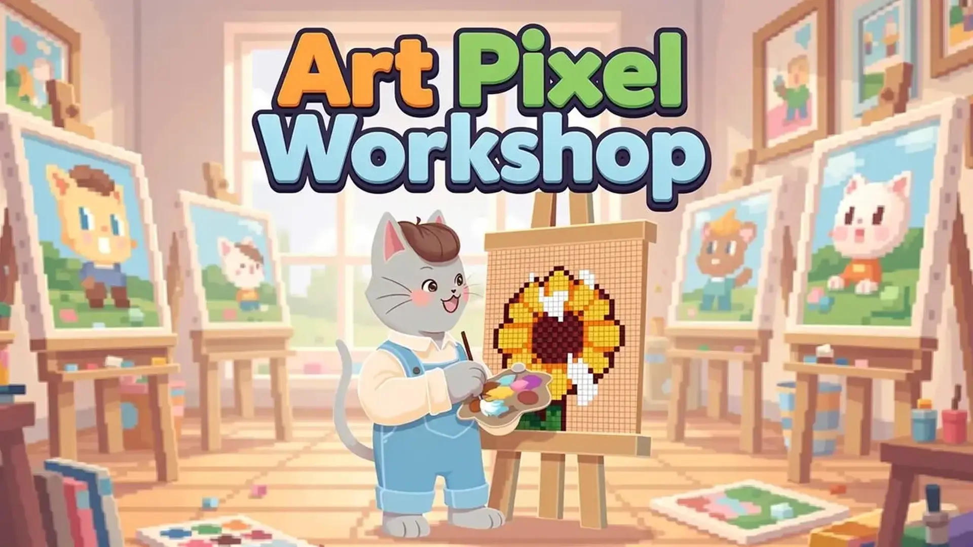 Art Pixel Workshop - Colorea por números y juego