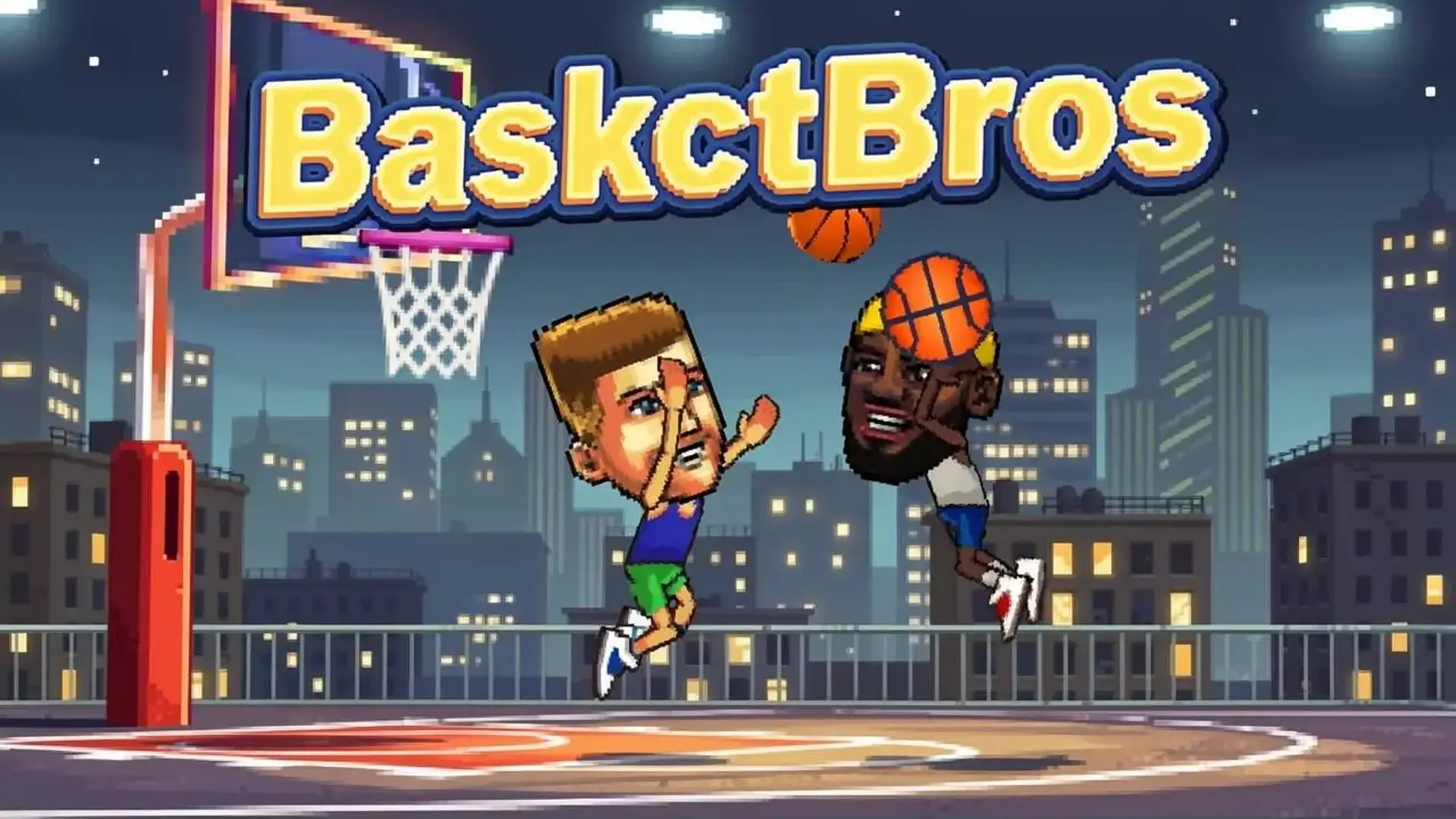 BasketBros - Baloncesto arcade frenético juego