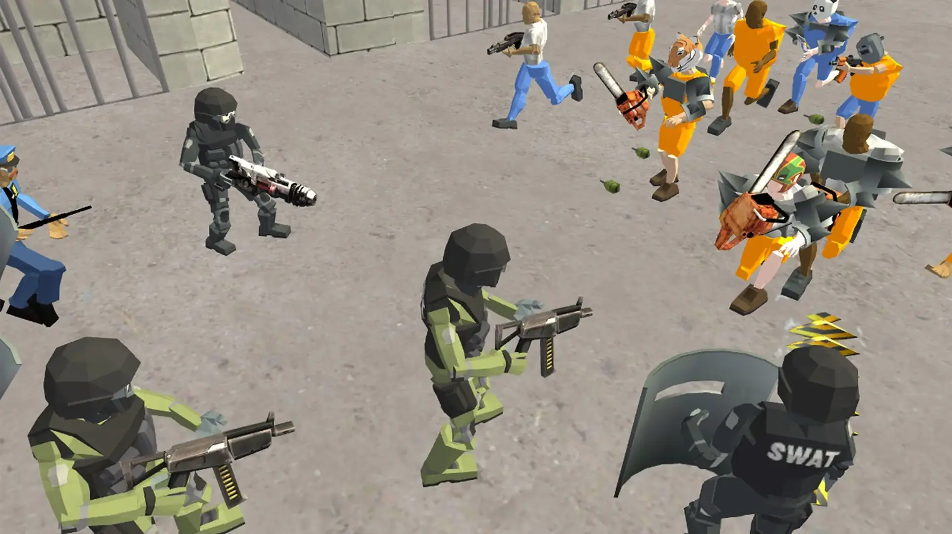 Battle Simulator: Prison & Police - Defensa Táctica Prisiones ¡Despliega juego