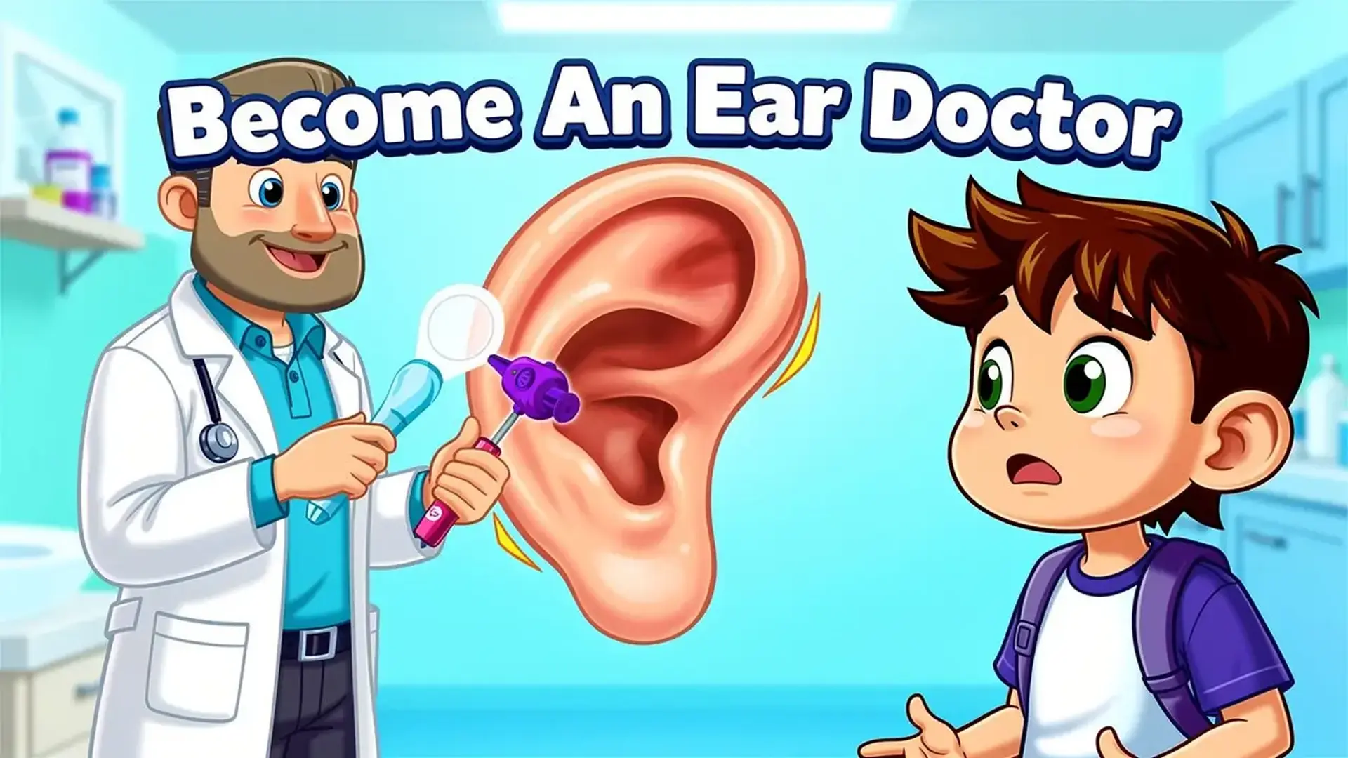 Become An Ear Doctor - medical simulation specialized tools game