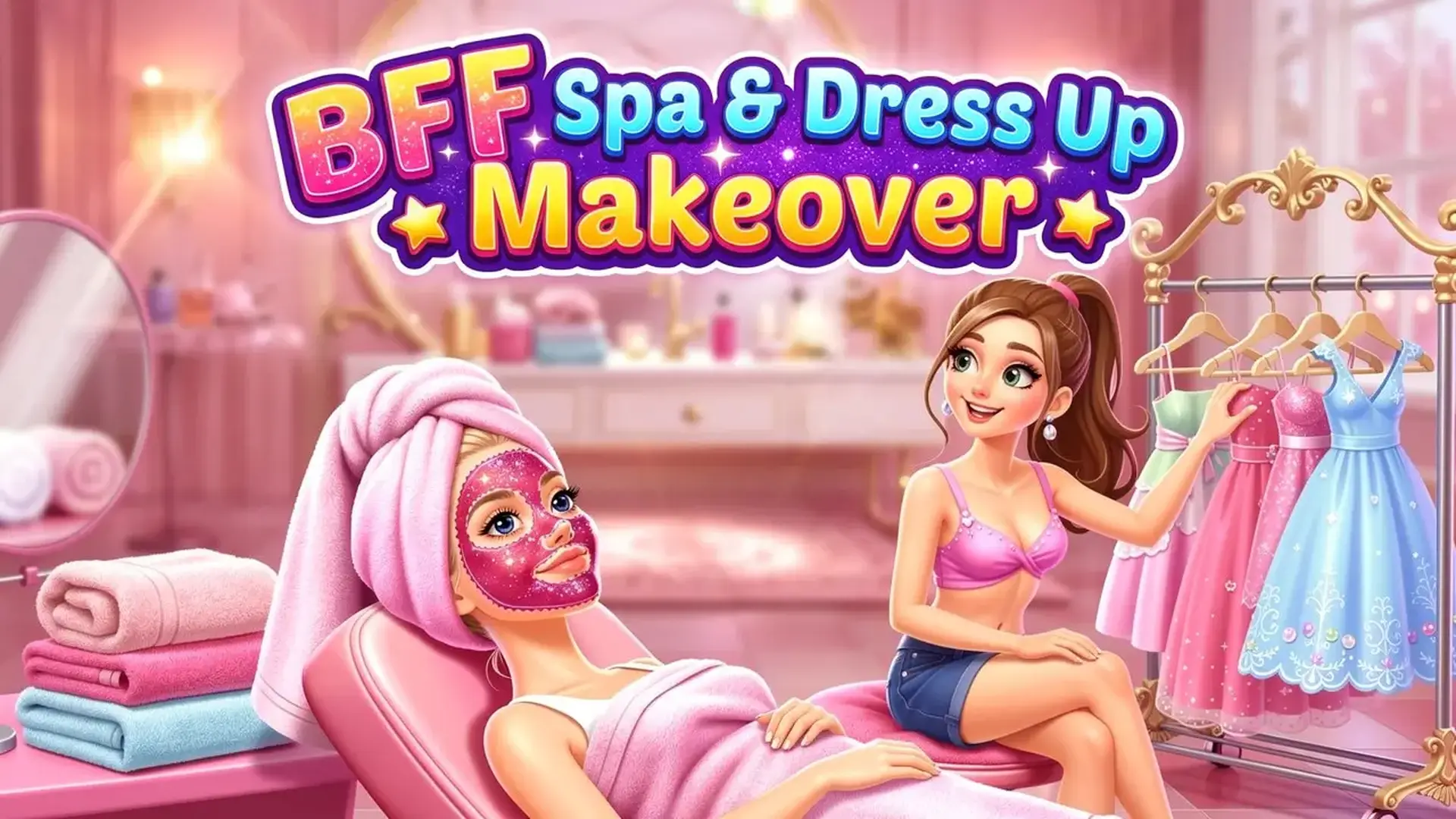 BFF Makeover: Spa & Dress Up - Ultimatives Styling für Freundinnen Spiel
