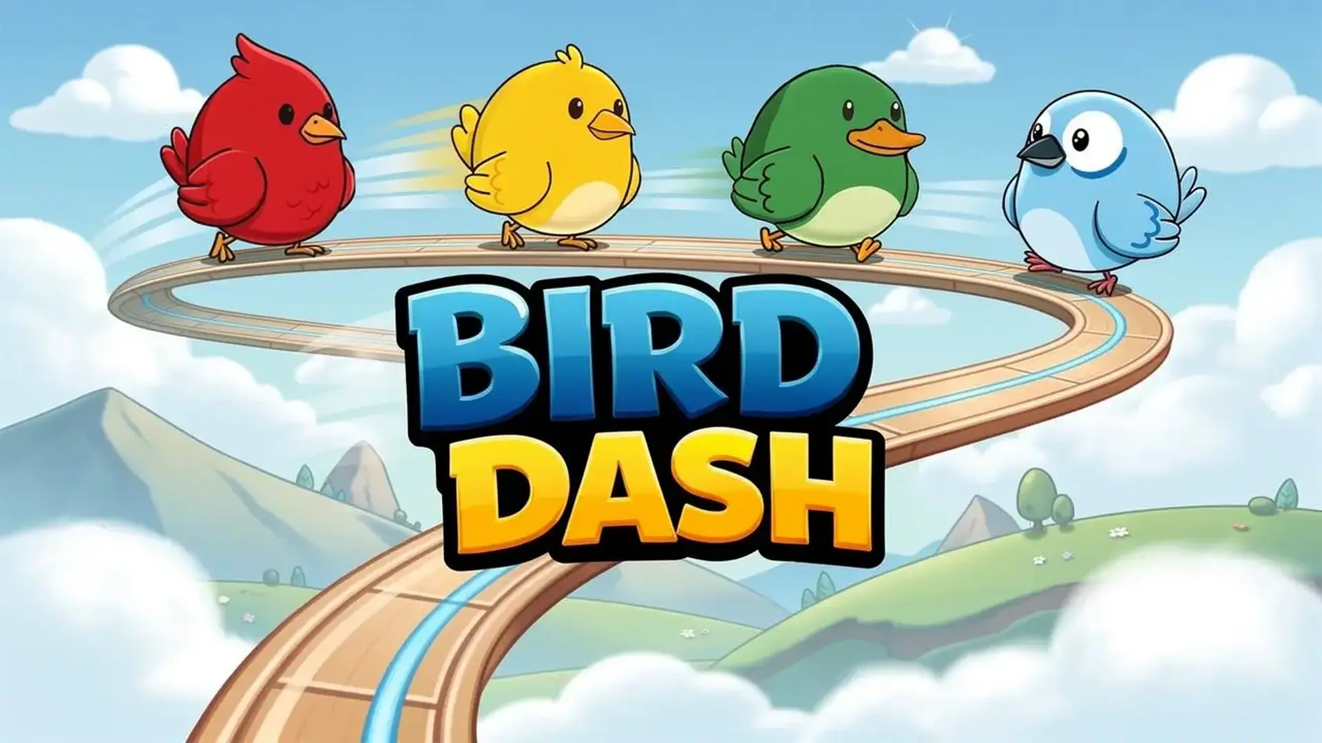 Bird Dash - لعبة أطلق الطيور، ادمج المكعبات،