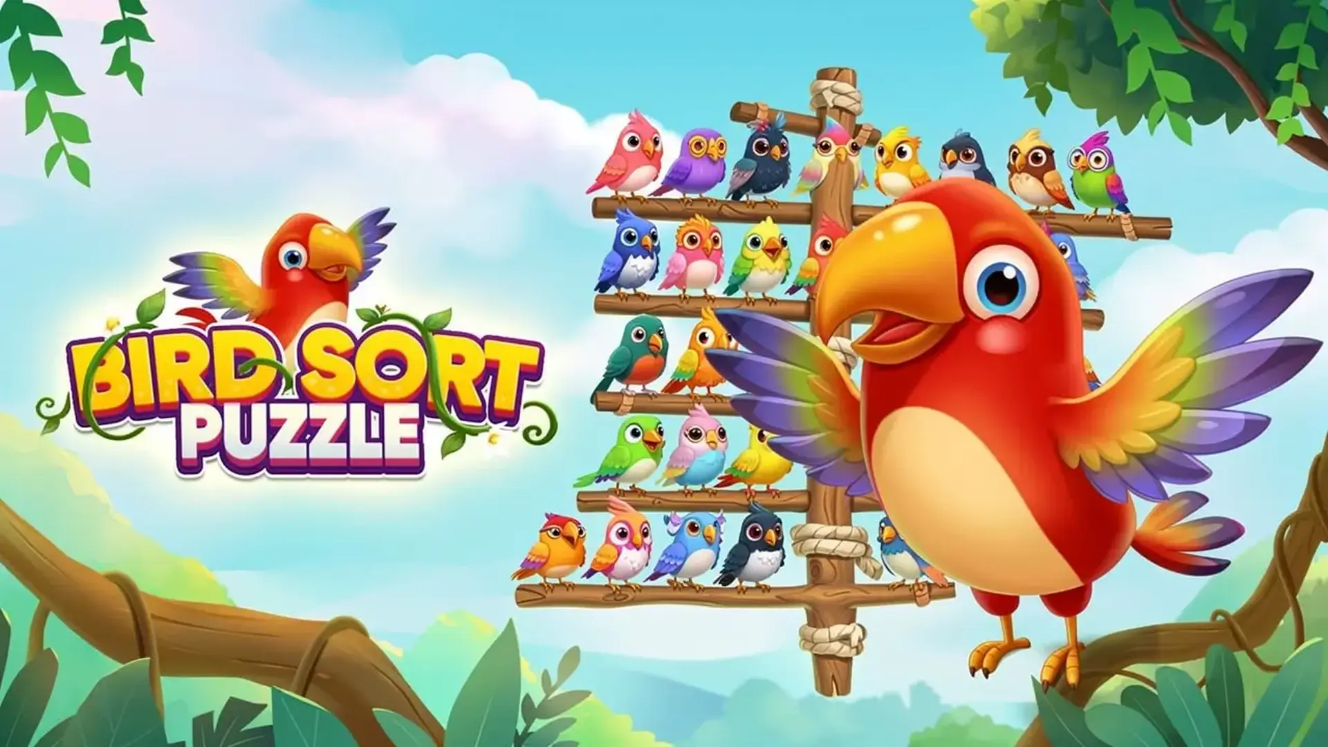 Bird Sort Puzzle - Головоломка сортировкой птиц игра