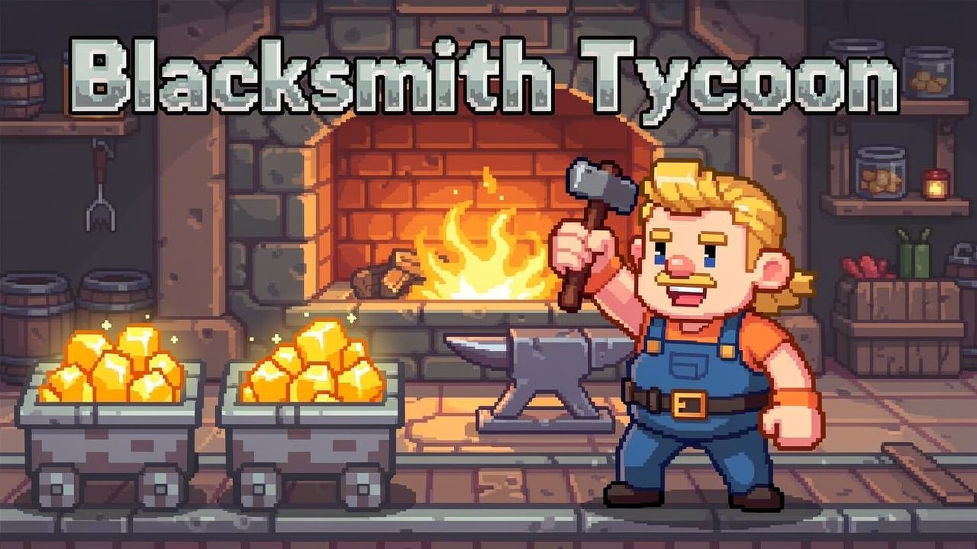 Blacksmith Tycoon - Simulador minería y forja juego