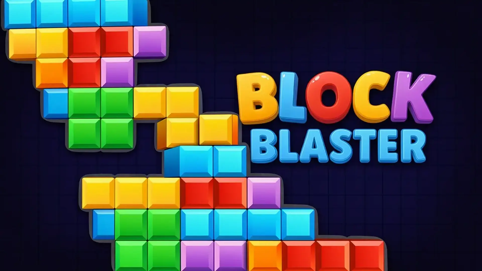 Block Blaster - لعبة لغز المكعبات الكلاسيكي درب