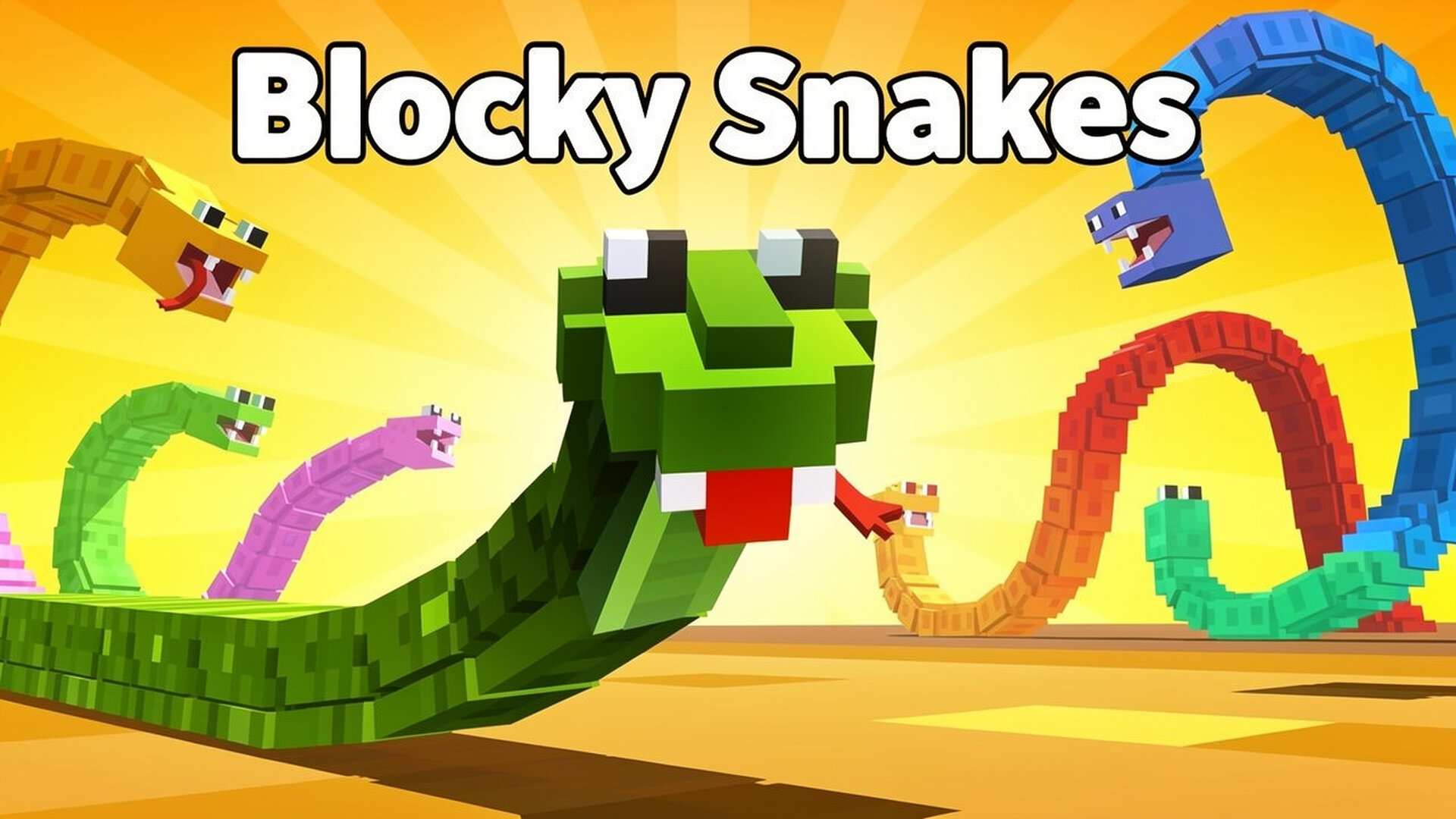 Blocky Snakes - Puzles Lógica Voxel juego