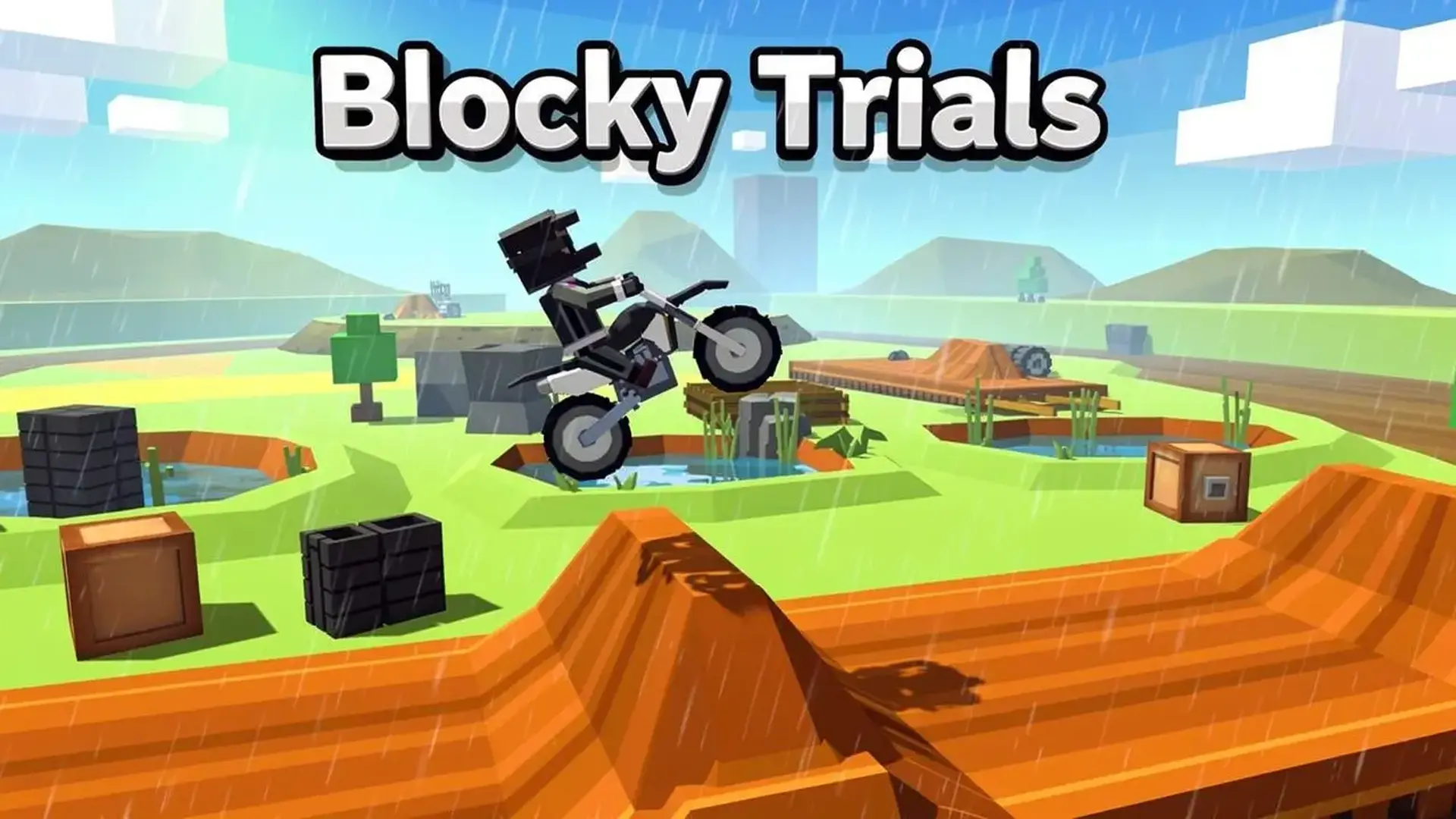 Blocky Trials - Motocross bloques juego