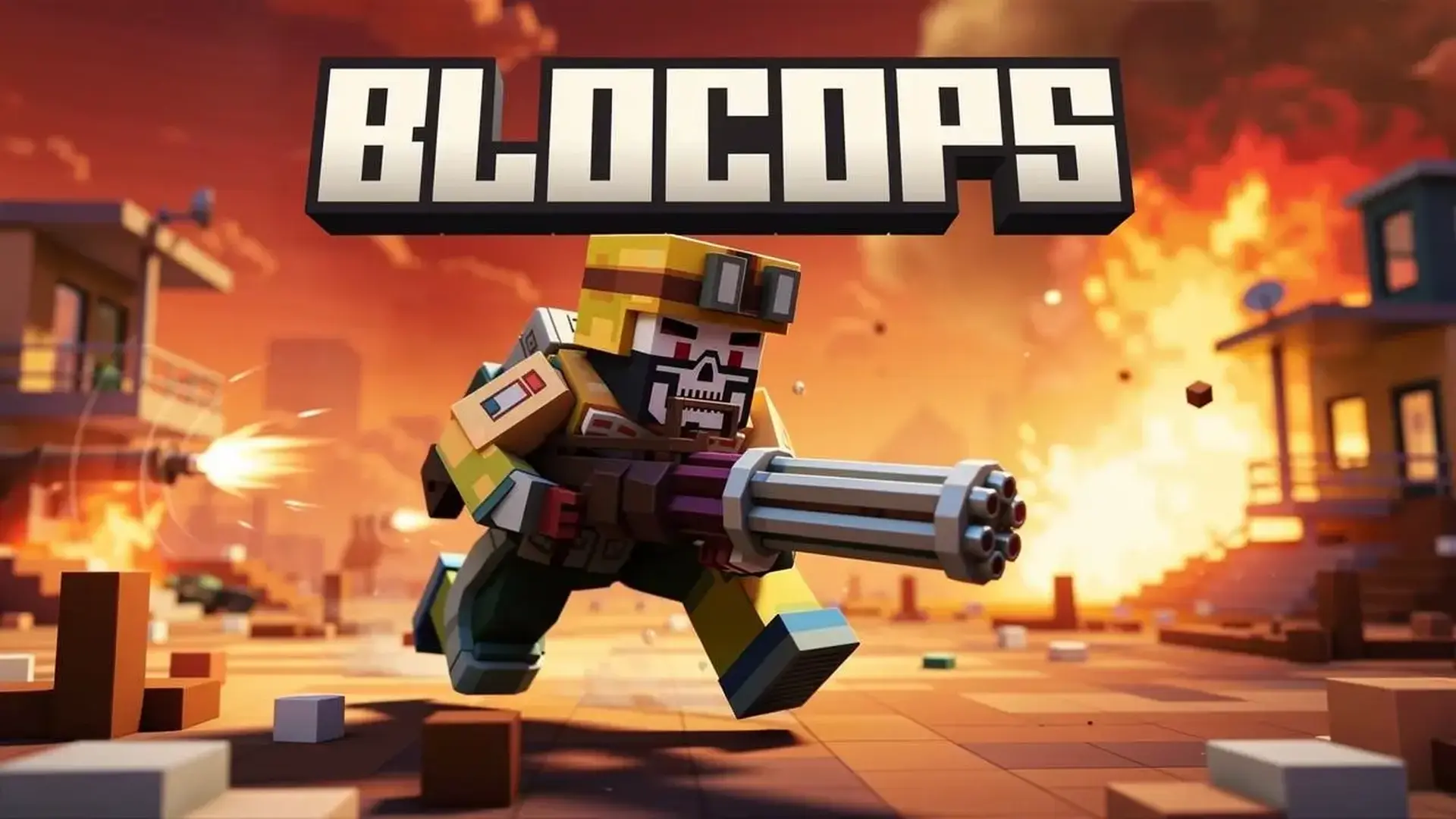 BLOCOPS - Динамичный FPS шутер игра