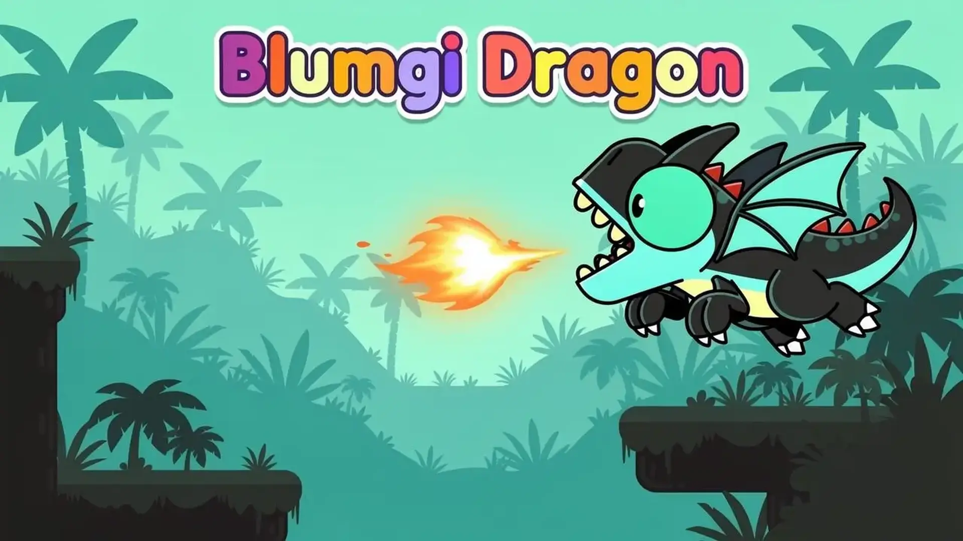 Blumgi Dragon - لعبة منصة فيزيائية