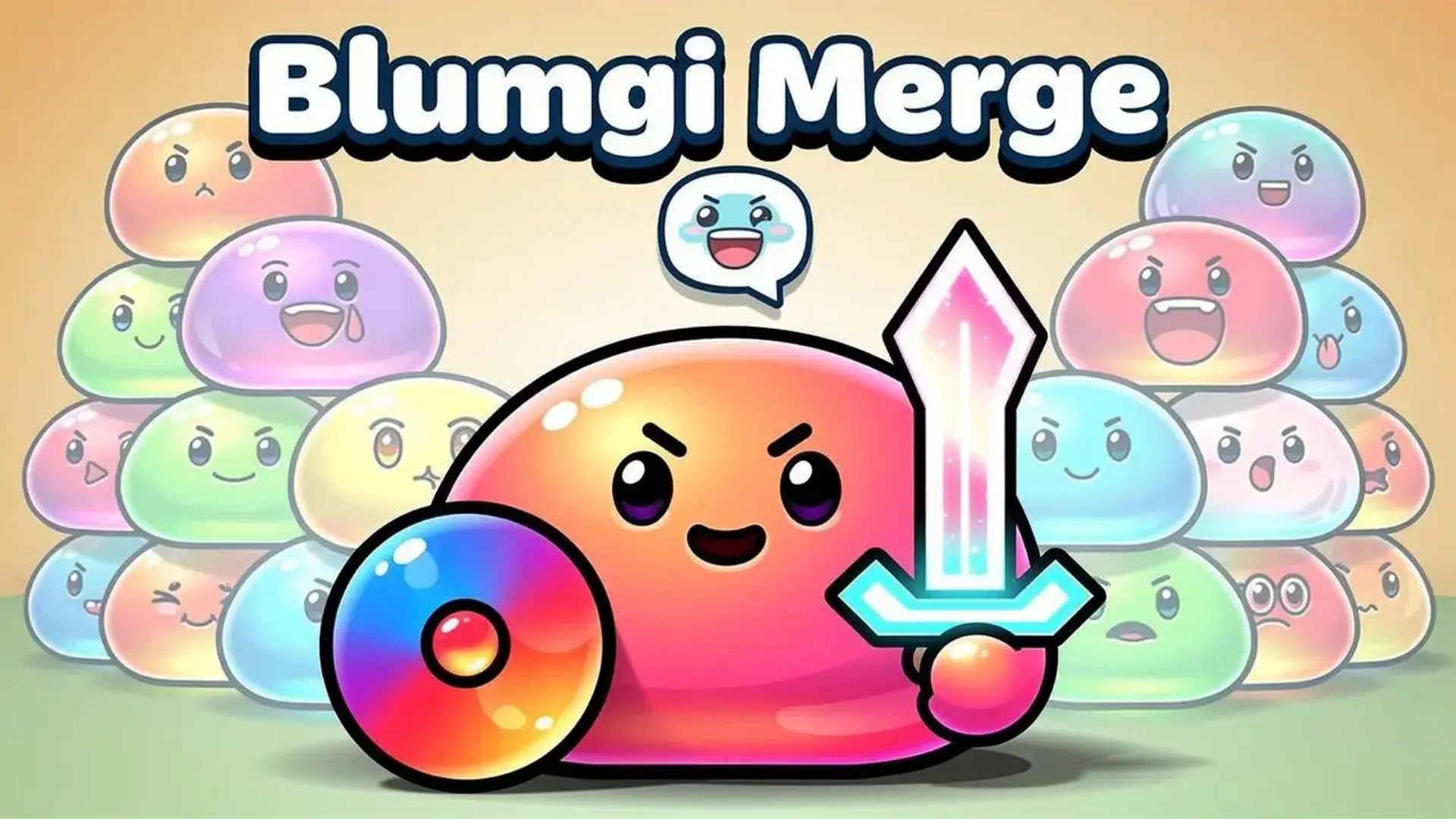 Blumgi Merge - لعبة دمج السلايم