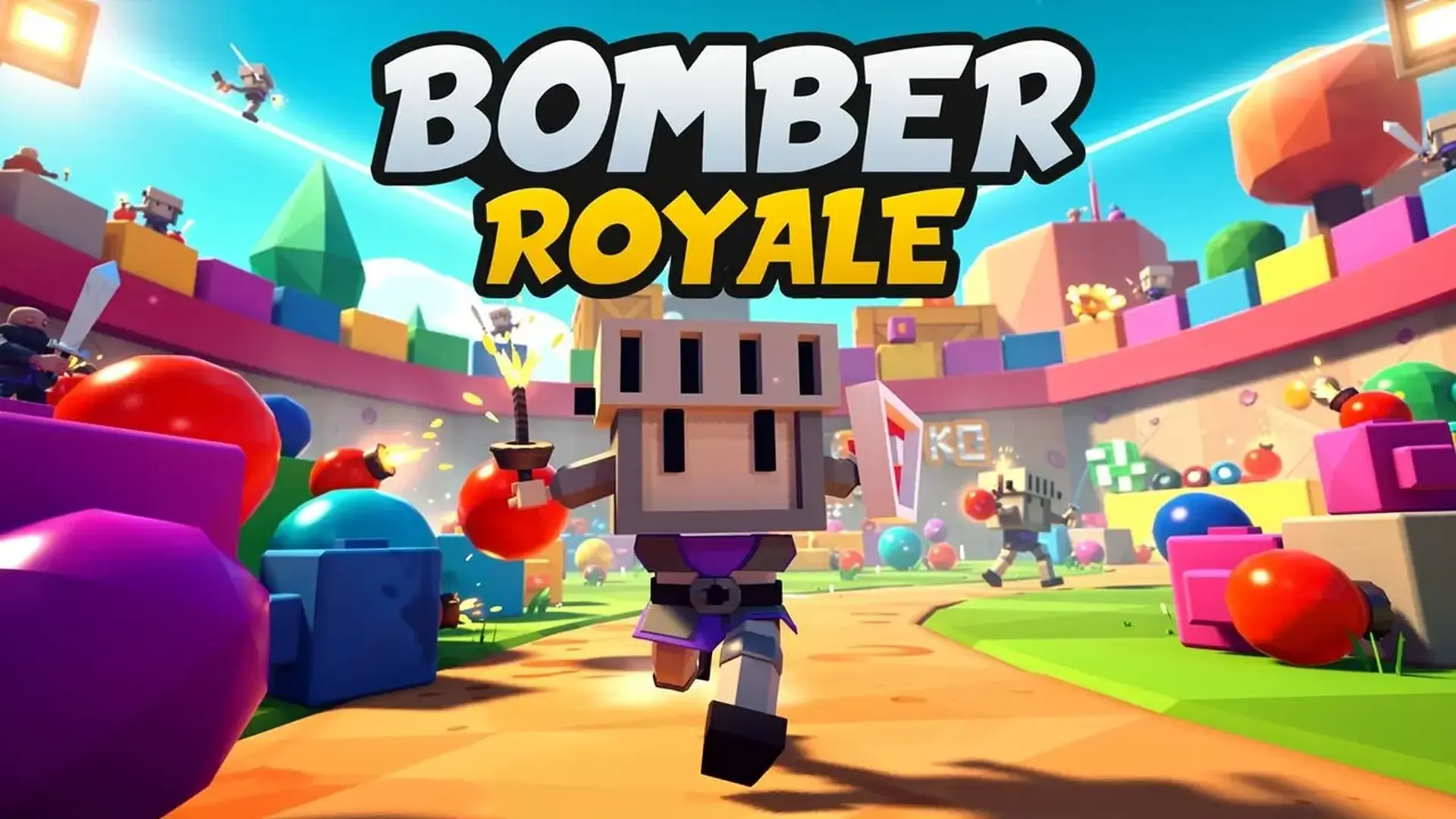 Bomber Royale - 3D像素多人竞技大乱斗，巧妙运用放置与推开炸弹的独特机制，在这场爆破生存战中脱颖而出！ 游戏