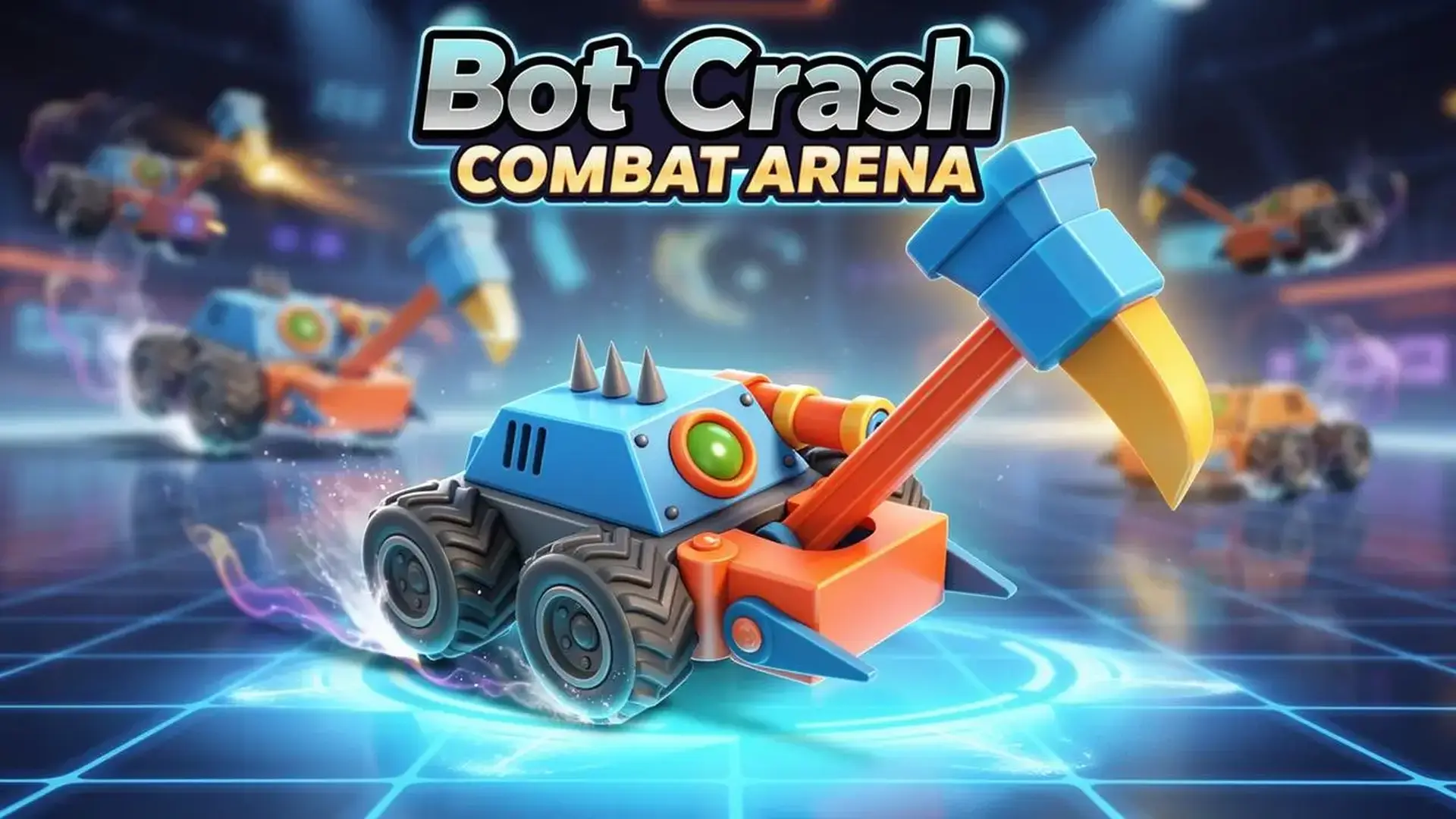 Bot Crash Combat Arena - Actiongeladene Roboter-Arena Passe Bots Spiel