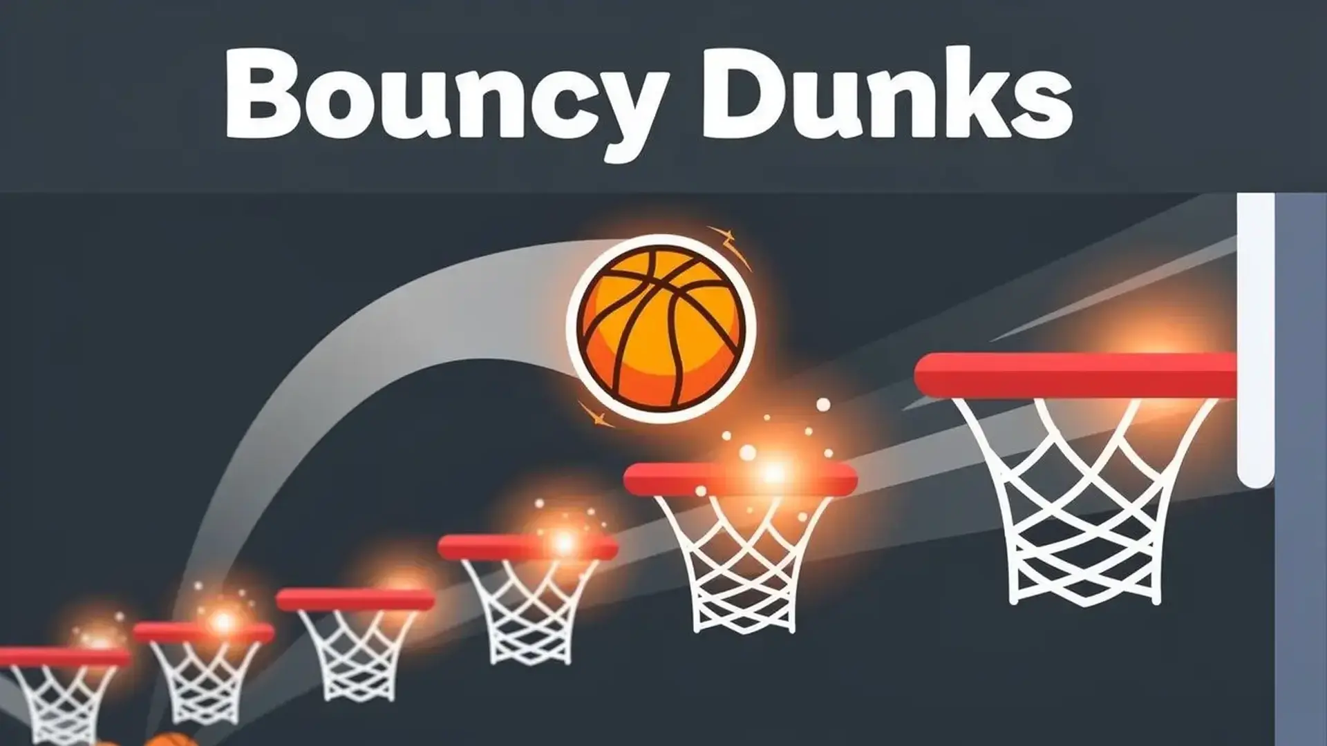 Bouncy Dunks - Arcade baloncesto adictivo juego