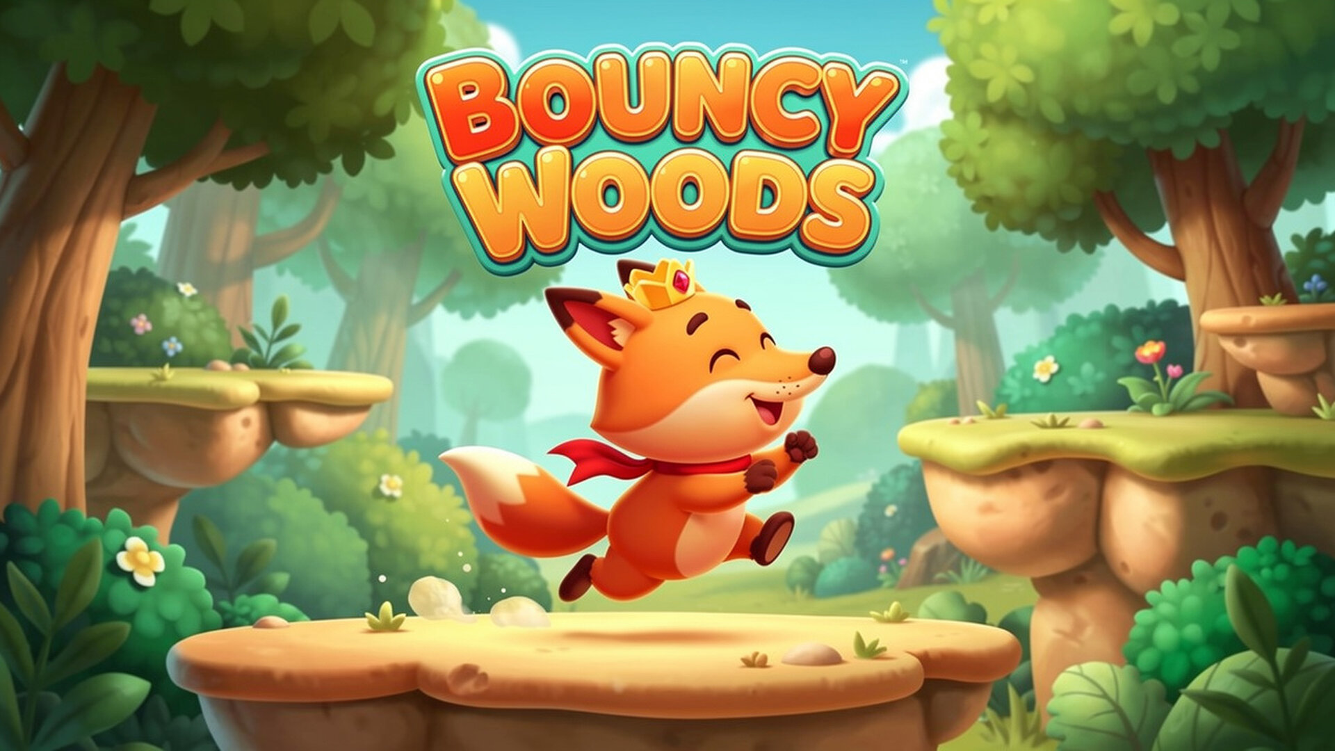 Bouncy Woods - Quebra-cabeça física jogo