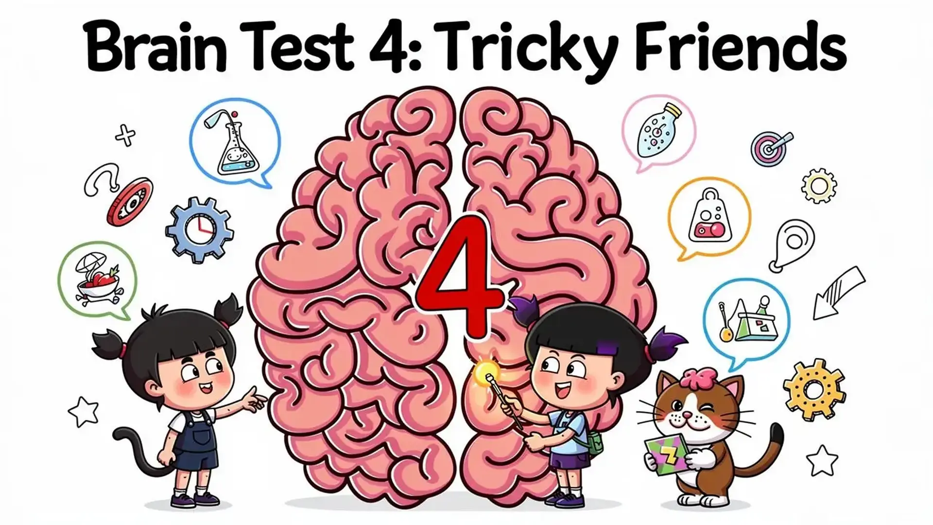 Brain Test 4: Tricky Friends - Desafíos Lógica juego