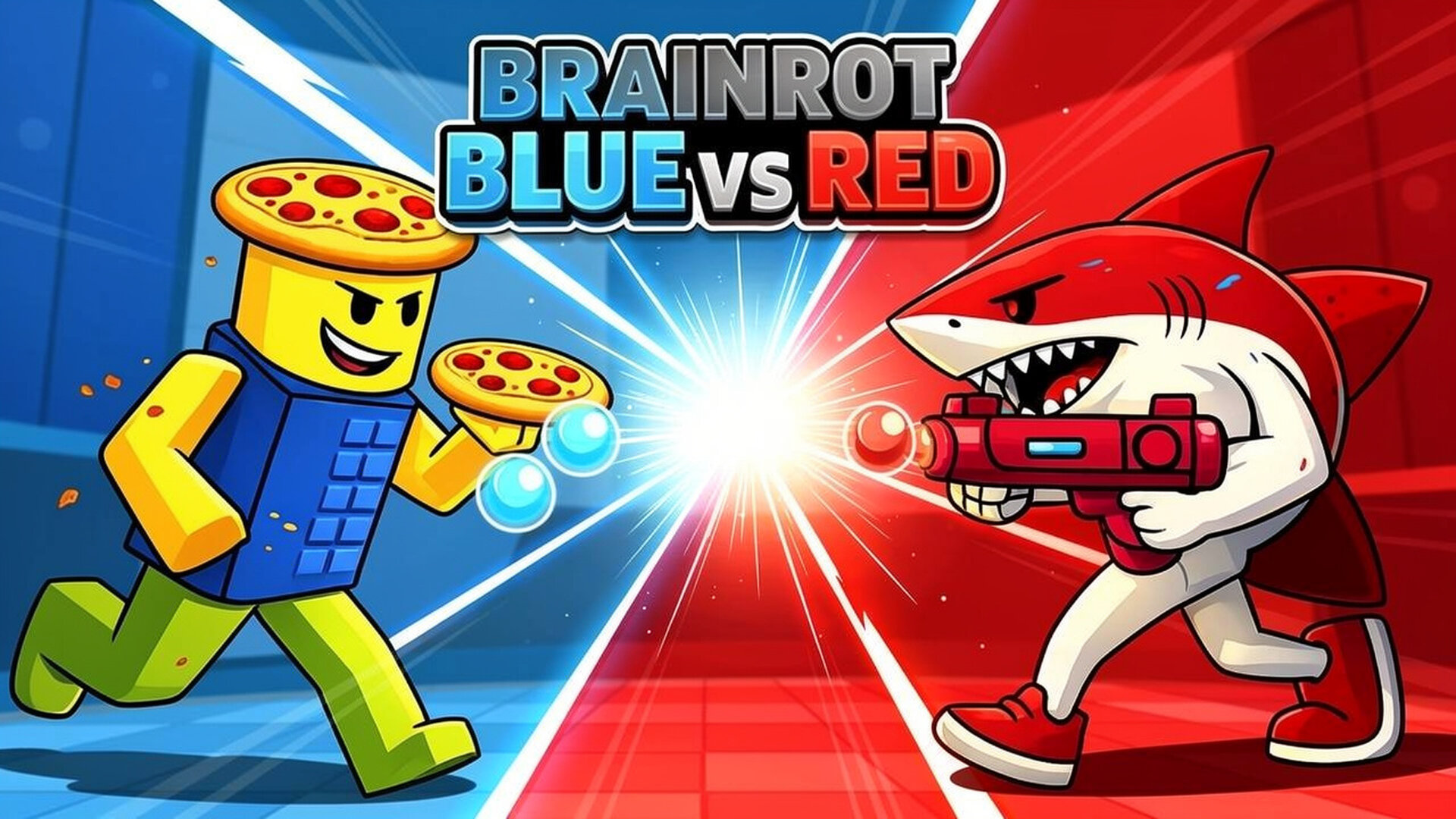 Brainrot Blue Vs Red - Shooter TDM Meme juego