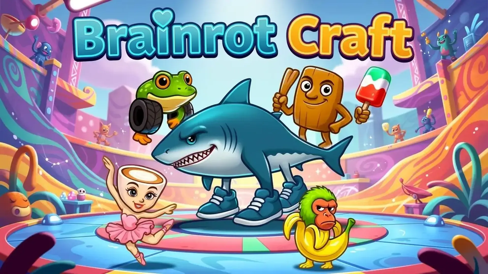 Brainrot Craft - 极致抽象的迷因合成解谜游戏，解锁超过384种意式魔性生物，挑战你的脑洞极限！ 游戏