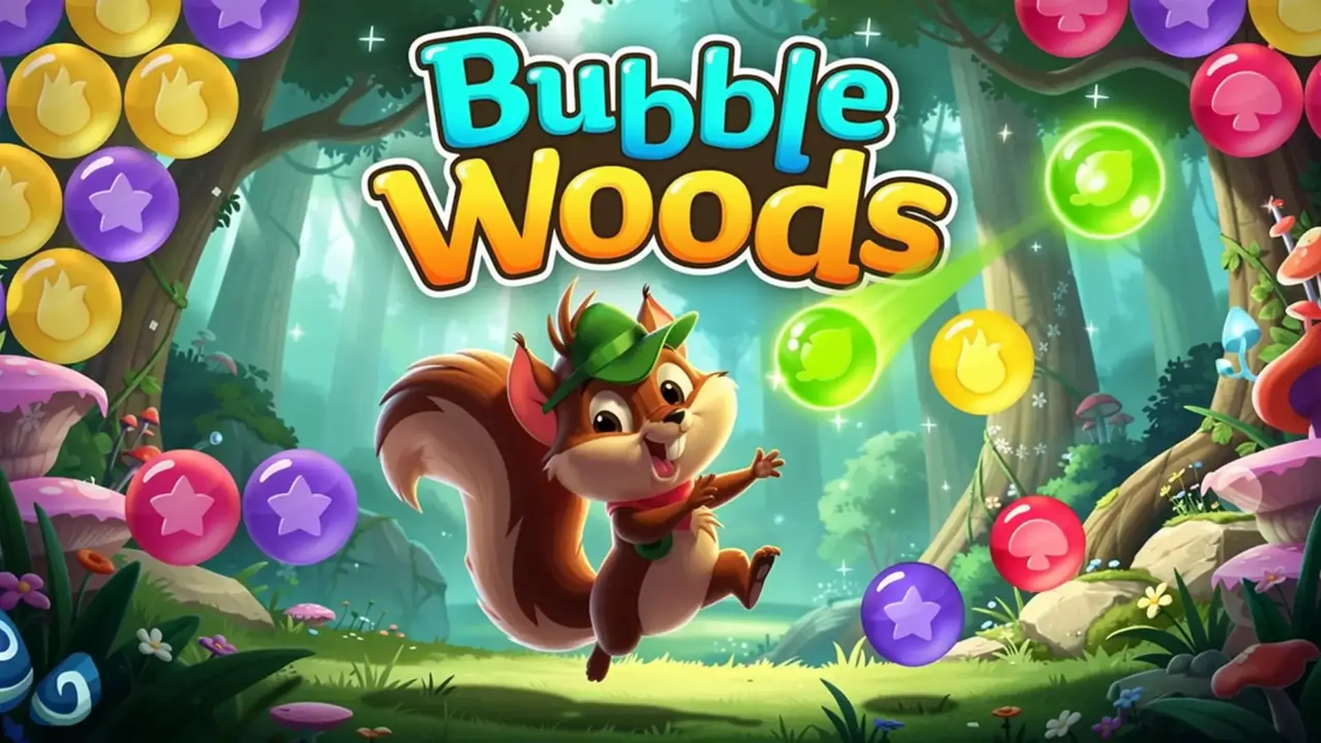 Bubble Woods - 风靡全球的休闲泡泡射击，60秒极速挑战，策略消除乐趣无穷！ 游戏