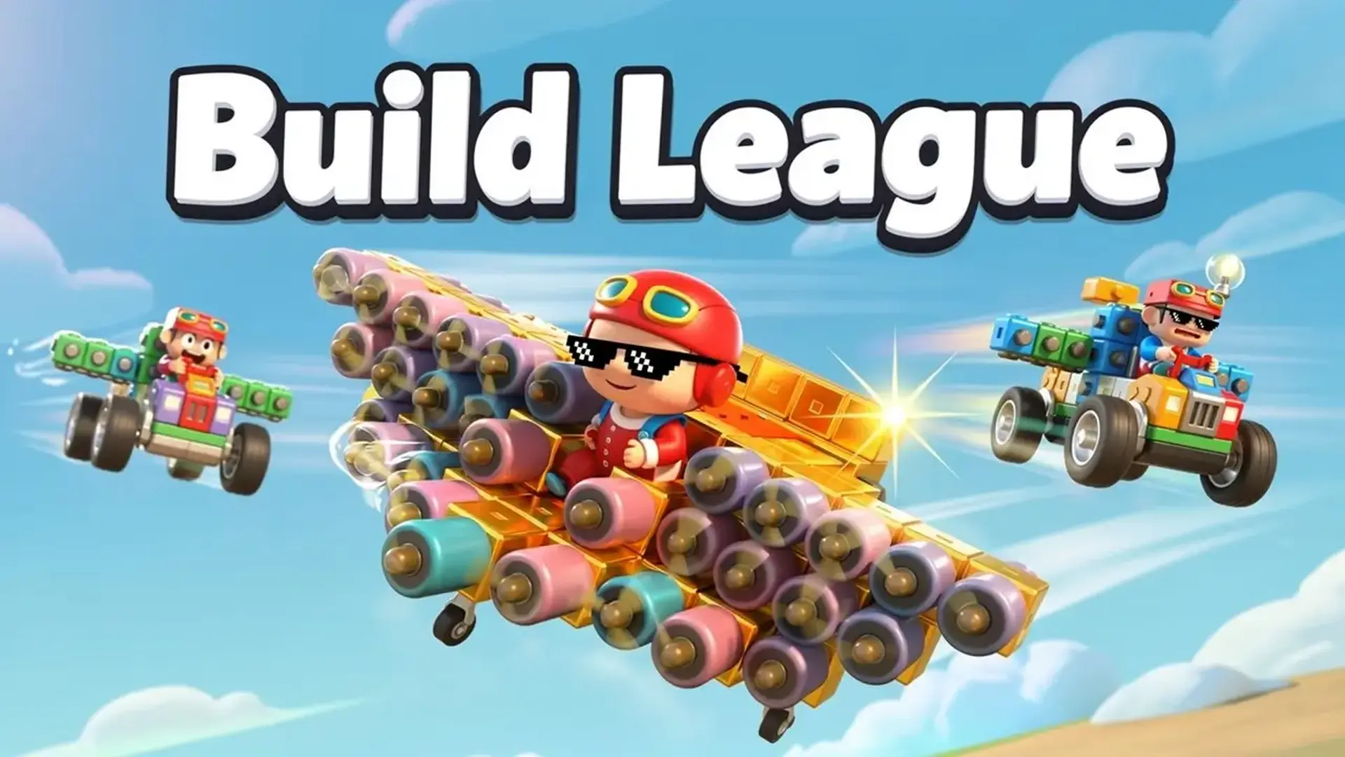 Build League - 物理拼装飞行模拟：从零开始设计你的梦幻战机，在真实物理引擎下挑战极限距离。 游戏