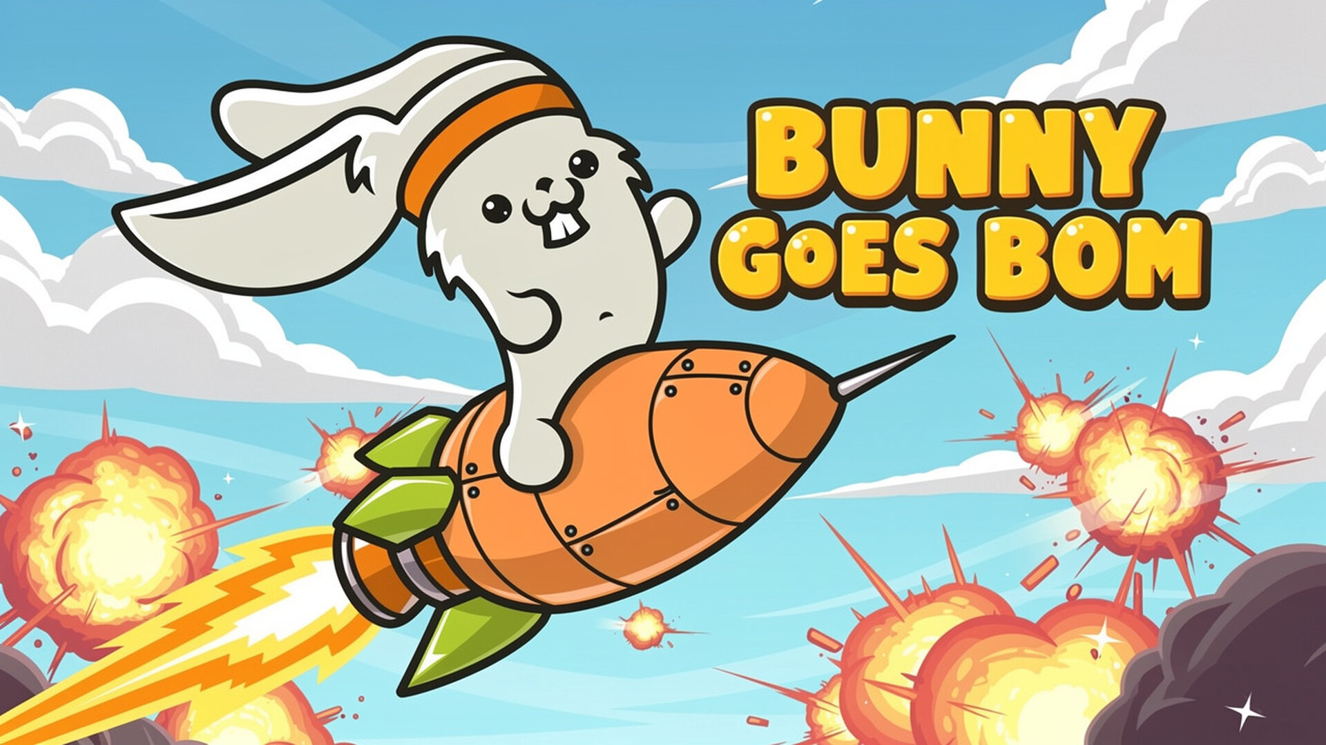 Bunny Goes Boom - Arcade vuelo infinito juego