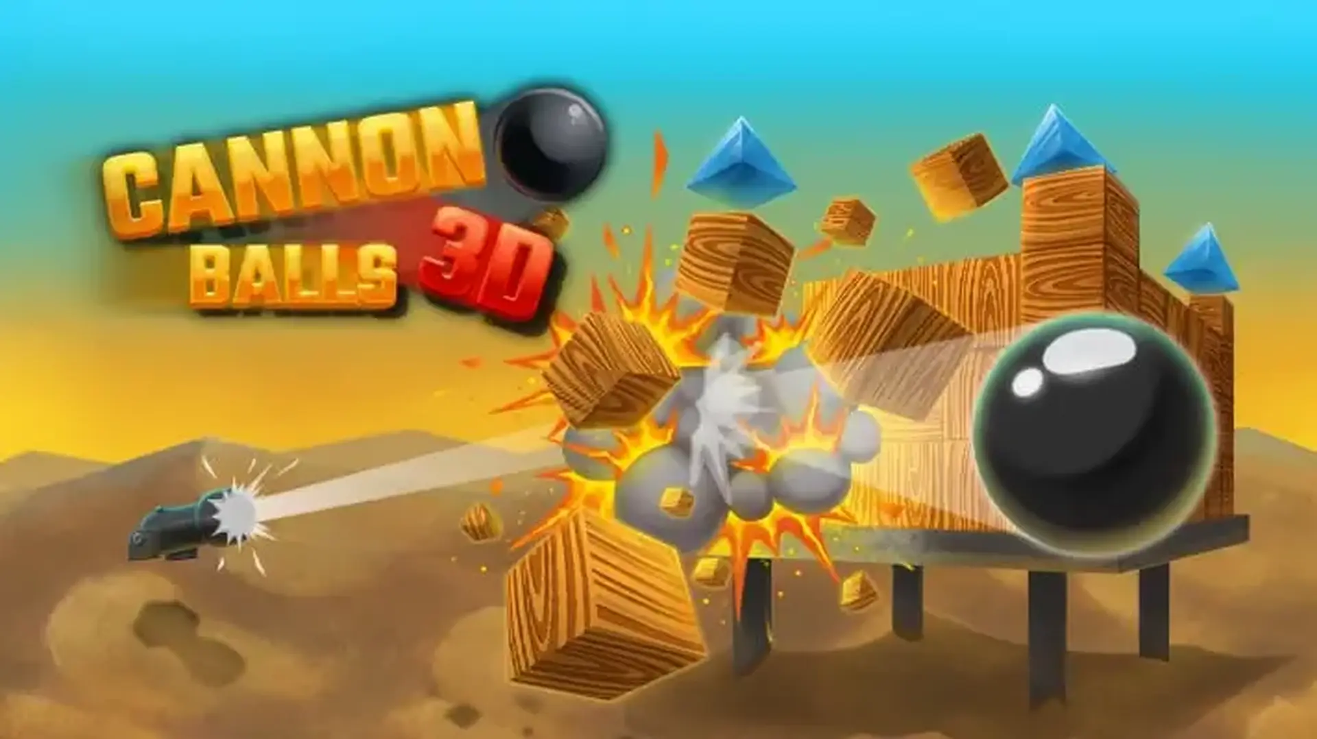 Cannon Balls 3D - aim cannons strategically demolish game