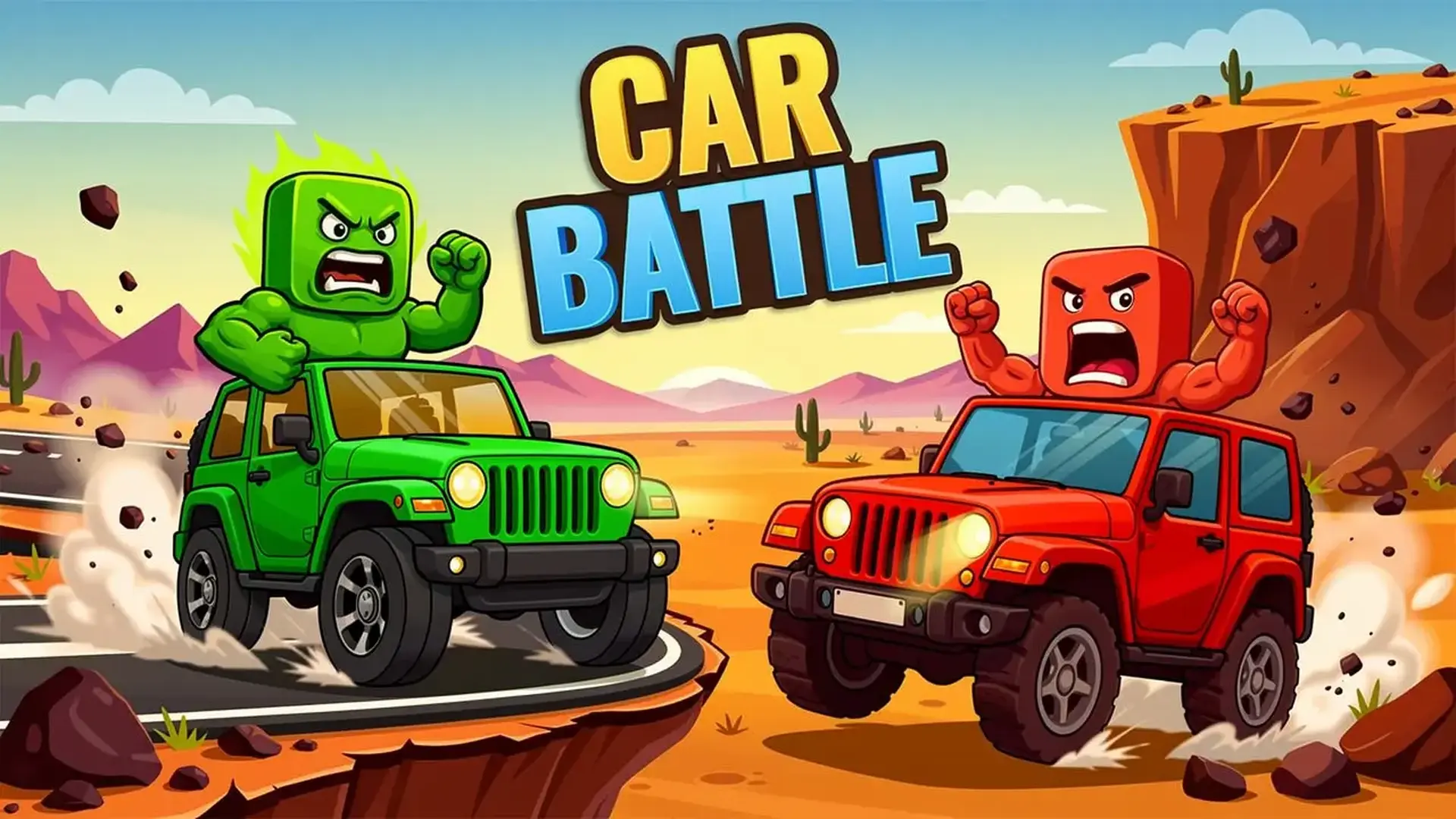 Car Battle - 爆走する改造カーを操り、オンラインアリーナでライバルを撃破！ド派手な車破壊PVP ゲーム