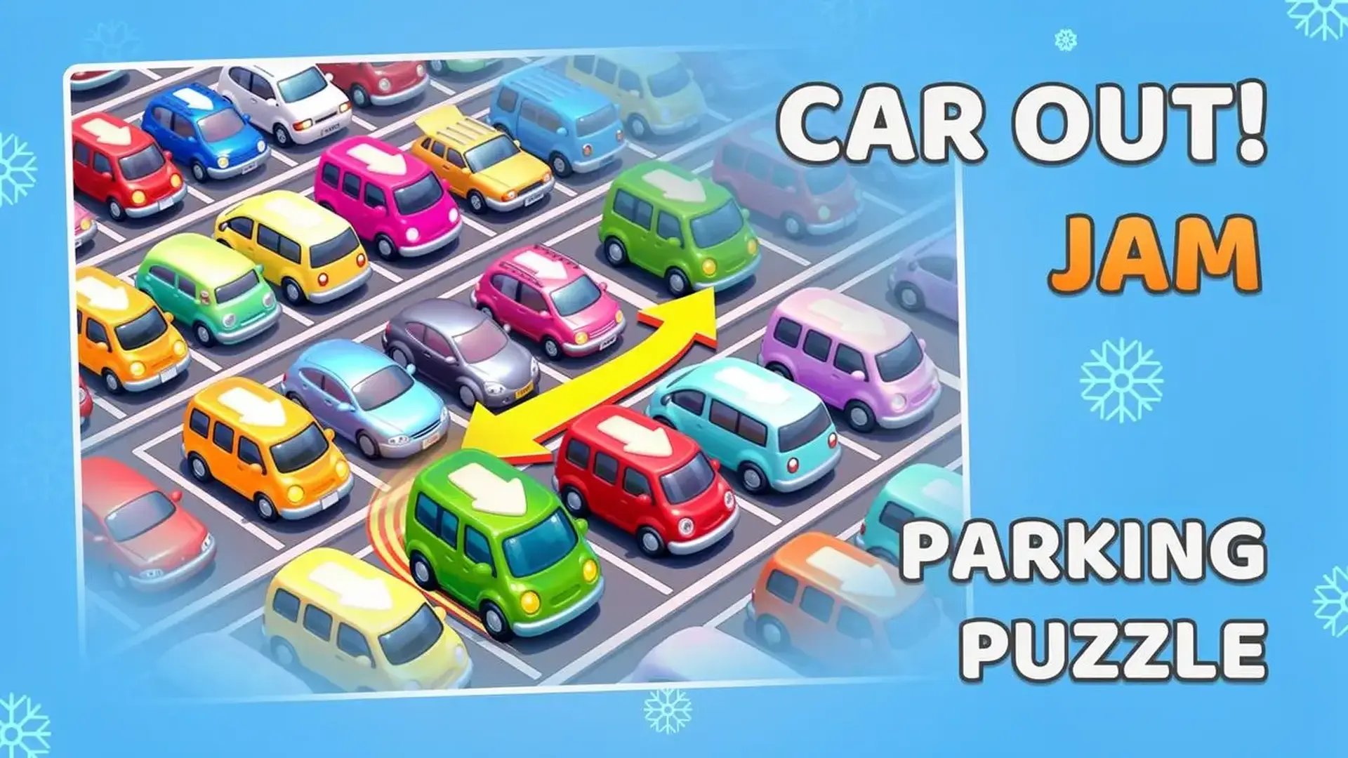 Car OUT! Jam Parking Puzzle - 3D益智滑块解谜：挑战极致拥堵的停车场，运用策略清理路障并扩张城市，开启上瘾的智力冒险。 游戏