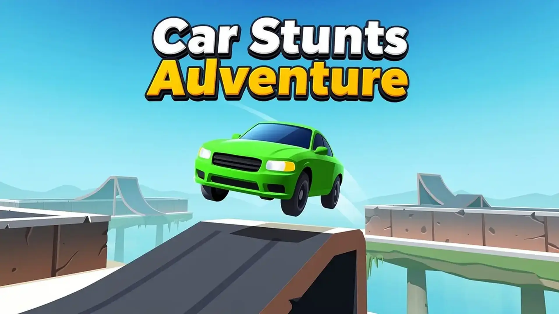 Car Stunts Adventure - 【3Dカースタント】モンスタートラックで絶叫メガランプを走破！物理演算がクセになる究極のドライブ体験。 ゲーム