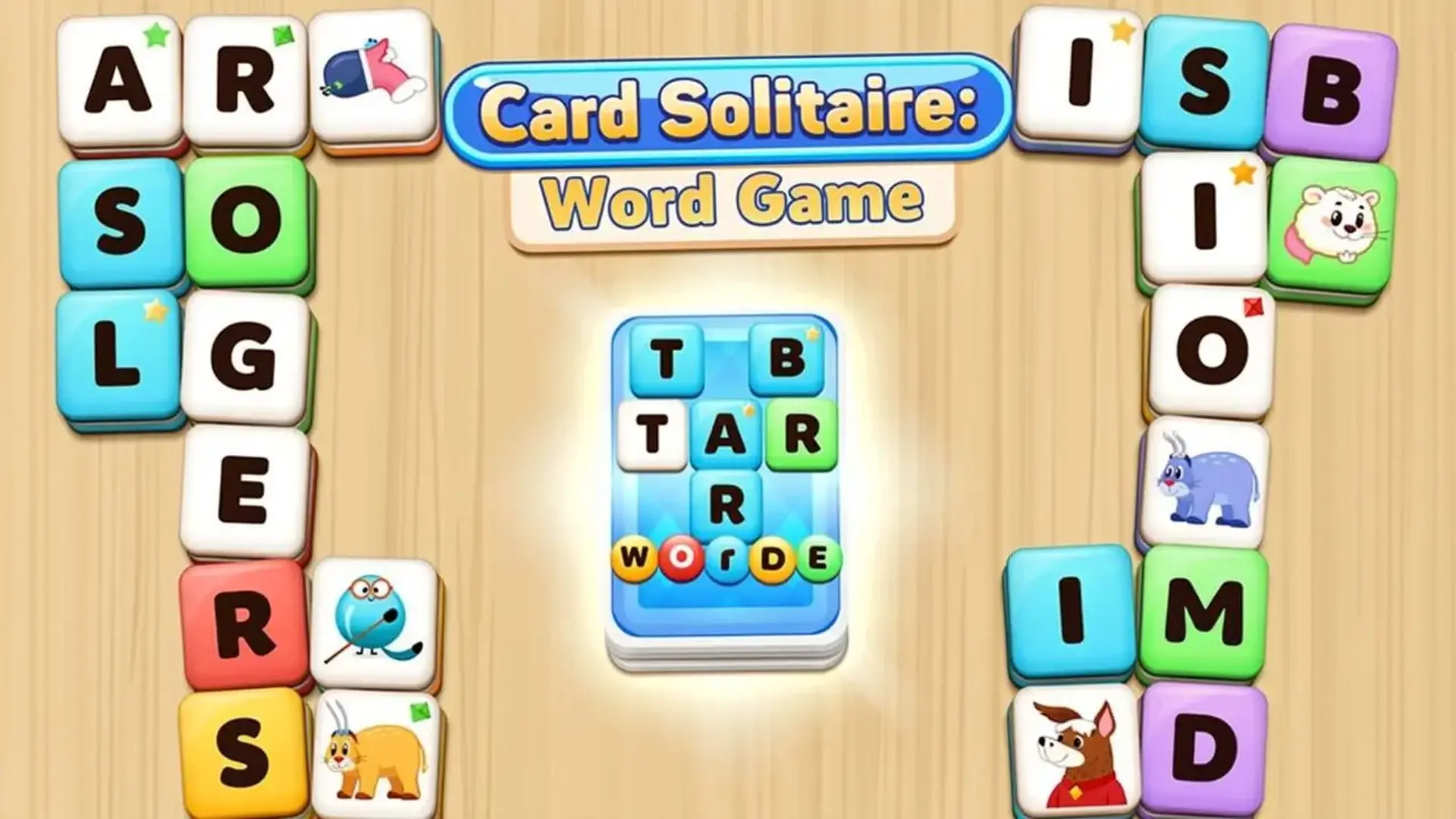 Card Solitaire: Word Game - Combina solitario y palabras juego