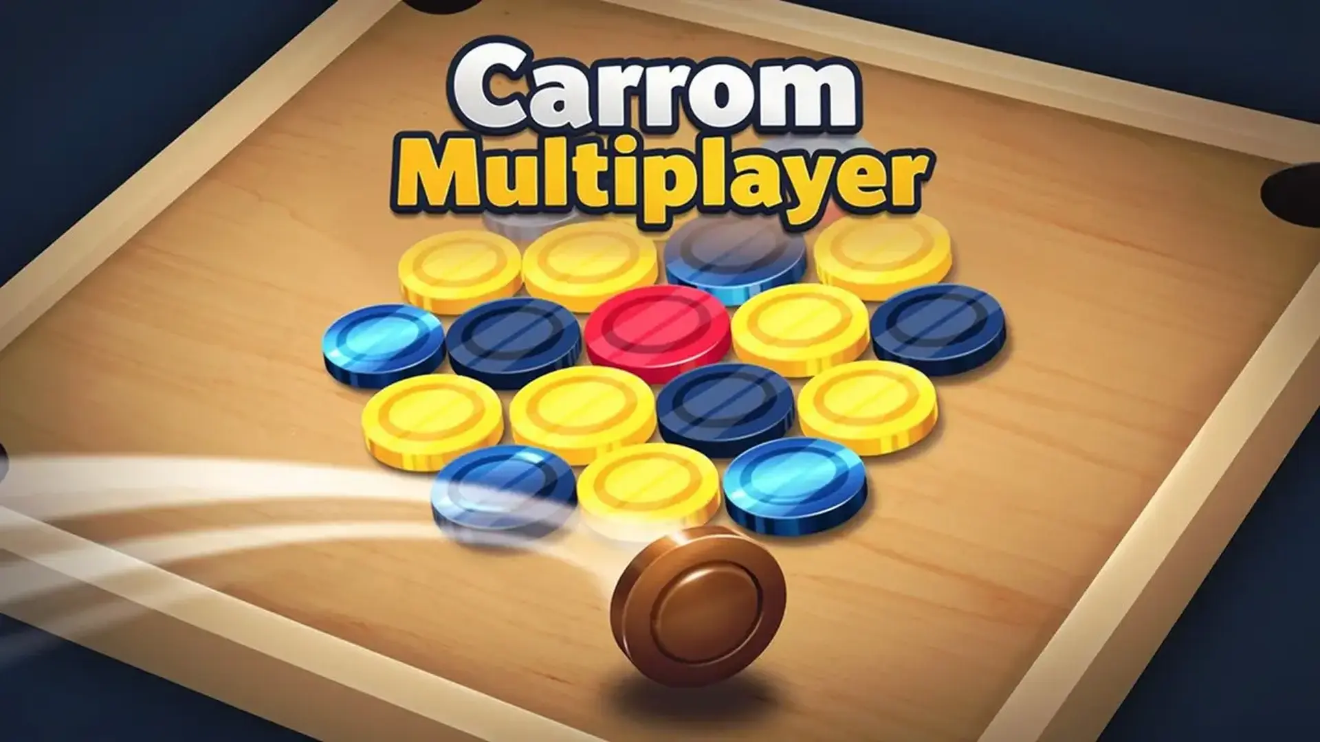 Carrom Multiplayer - 世界中のライバルと1対1で対決！リアルな物理演算と戦略で勝利を掴む究極のボードゲーム。 ゲーム