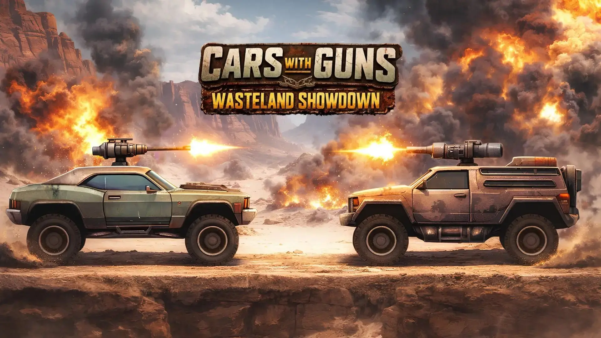 Cars with Guns: Wasteland Showdown - Combate coches apocalíptico juego