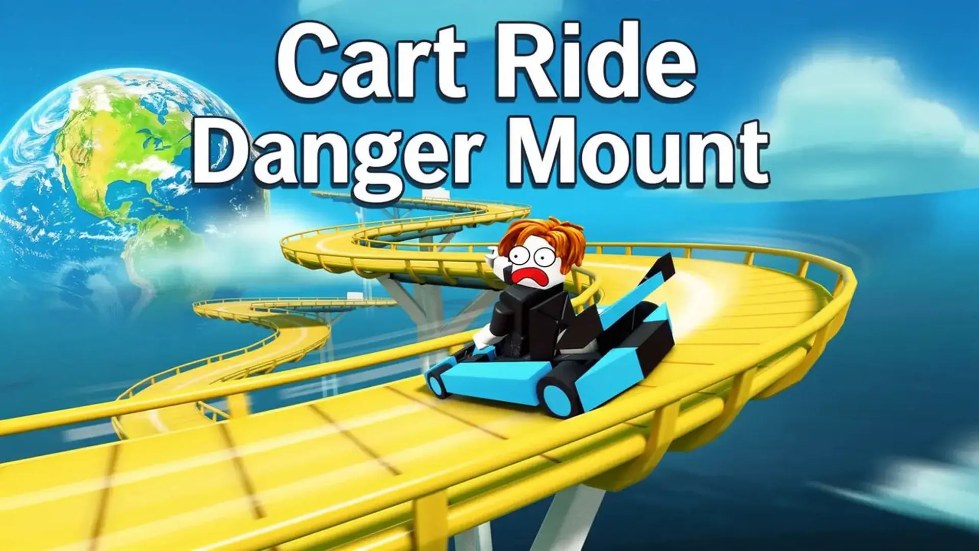 Cart Ride Danger Mount - لعبة سباق عربات مجنون بفيزياء