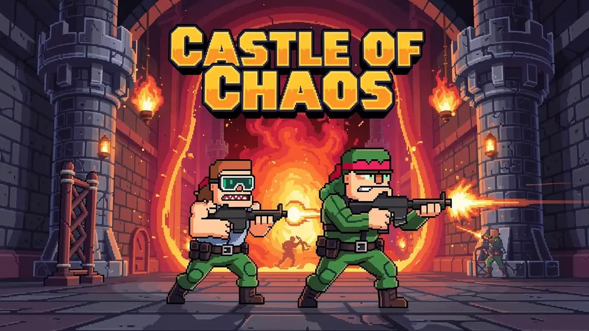 Castle of Chaos - Shooter acción retro juego