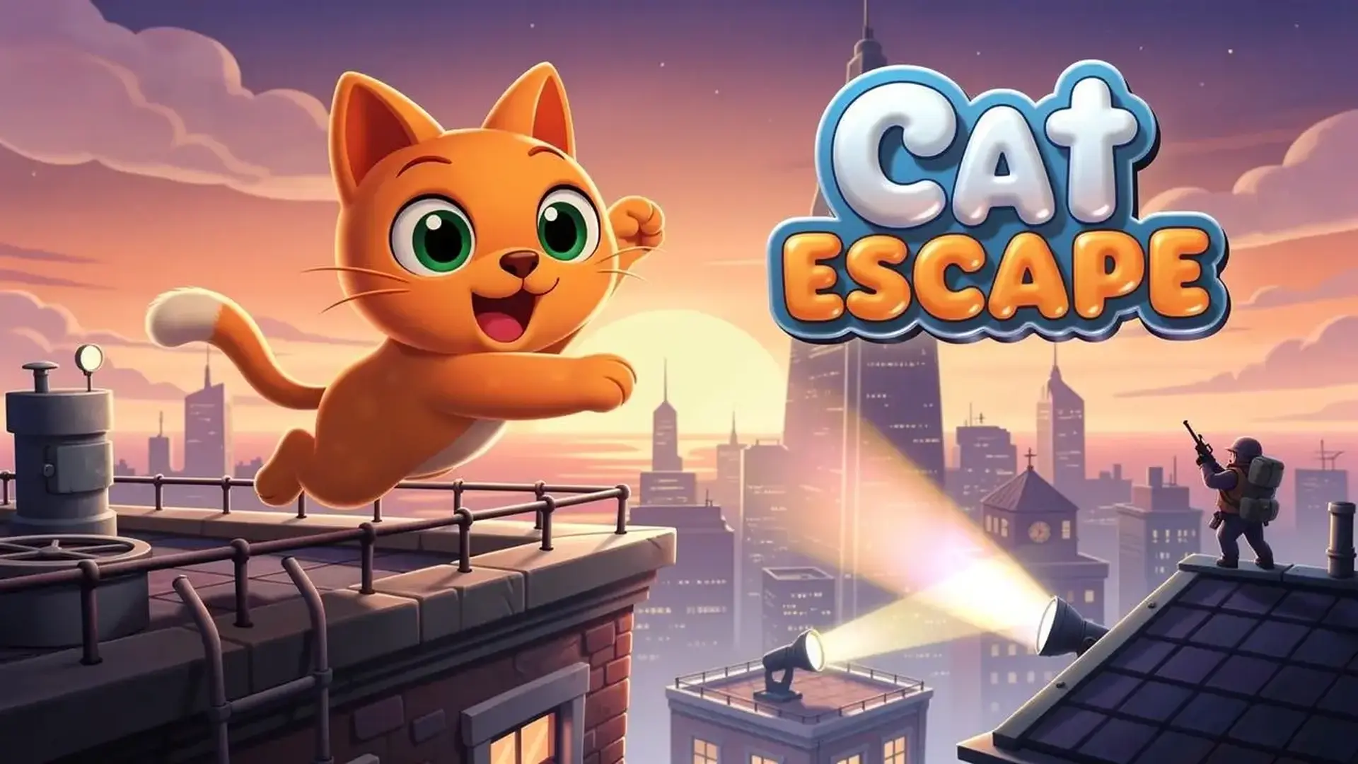 Cat Escape - 超萌猫咪潜行解谜大冒险 智斗守卫，解锁独特猫咪外观，乐趣无穷！ 游戏