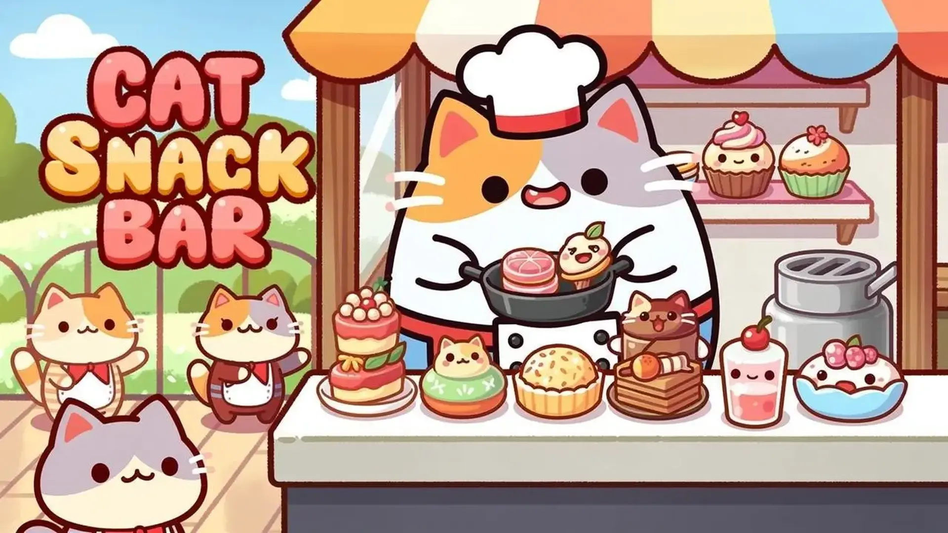 Cat Snack Bar - 可爱猫咪放置经营，打造你的专属零食王国，和萌厨一起扩张！ 游戏