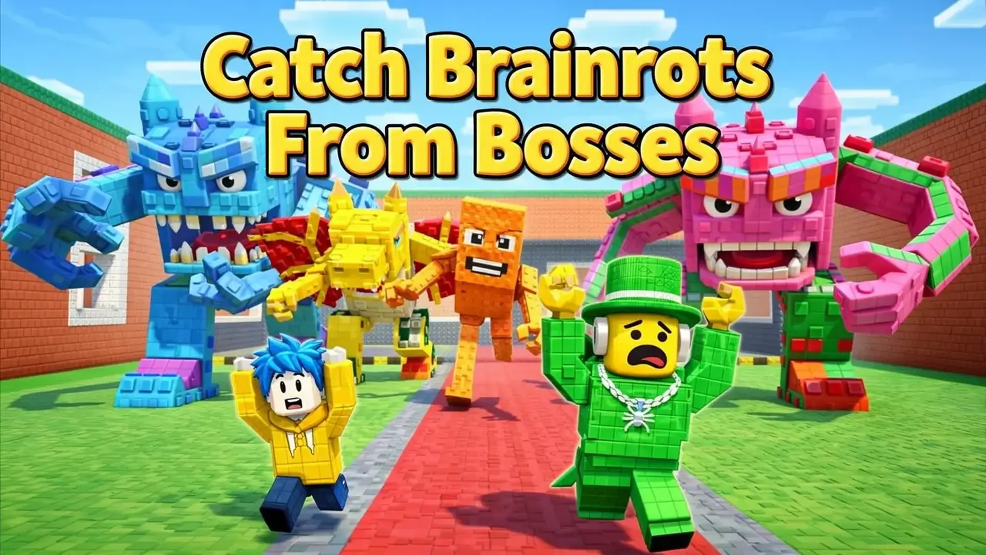 Catch Brainrots From Bosses - 创新放置动作RPG，征服首领，掠夺稀有脑核，打造你的专属传奇！ 游戏