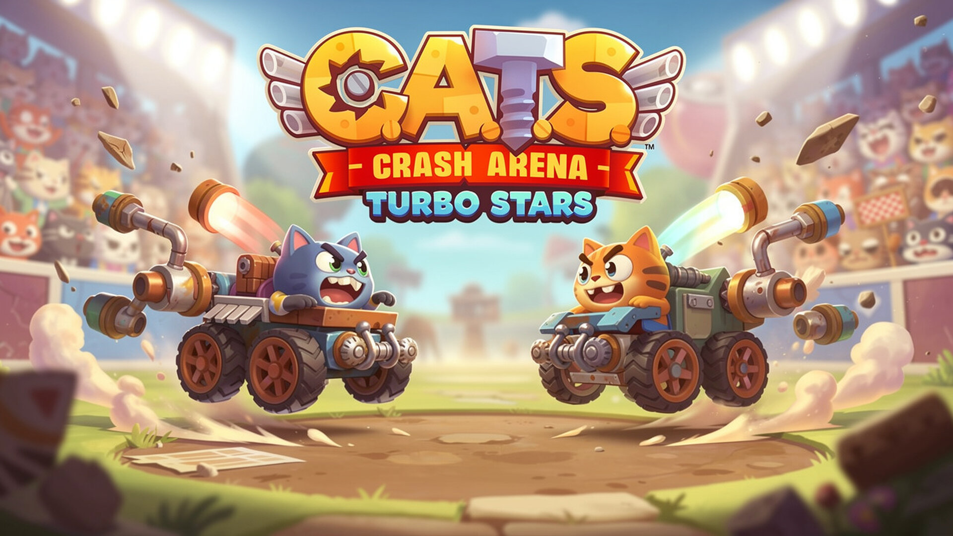 CATS: Crash Arena Turbo Stars - Roboter-Auto-Battler Spiel