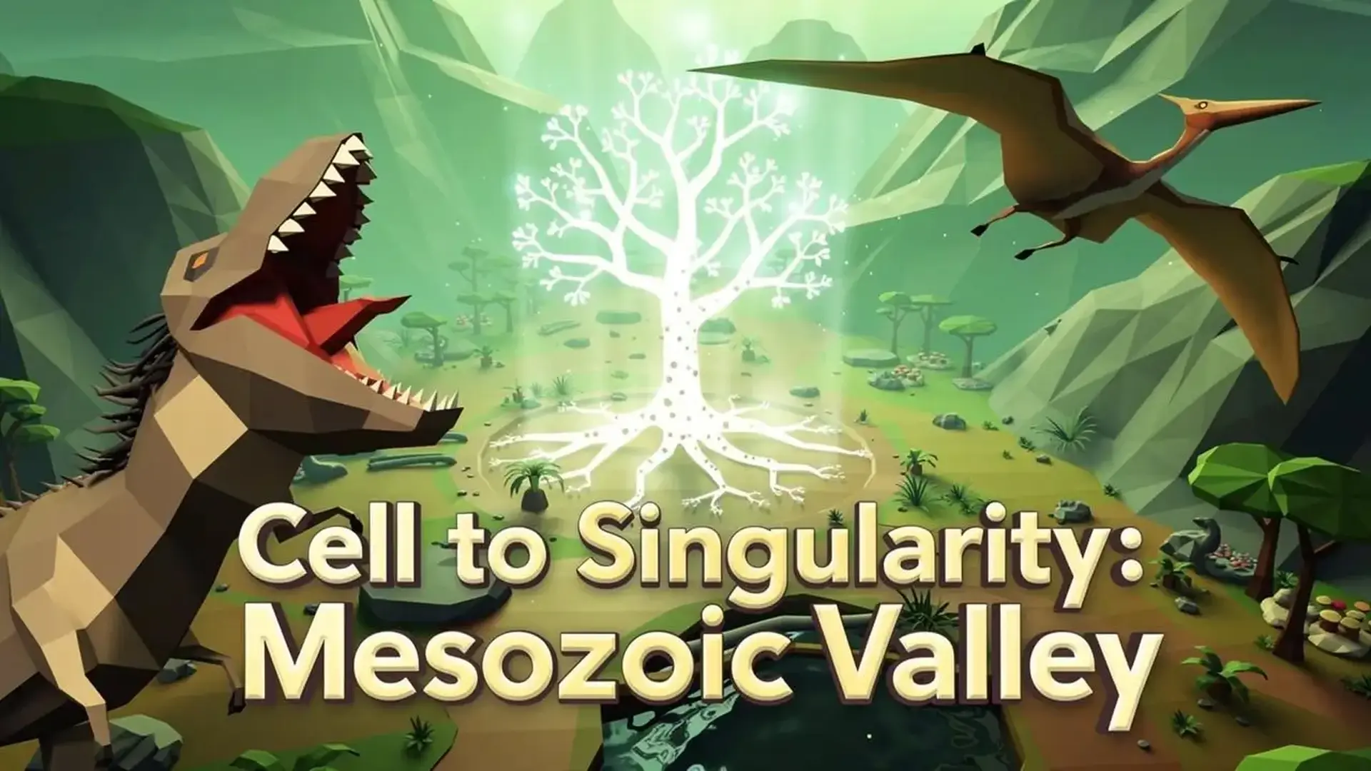 Cell to Singularity: Mesozoic Valley - Simulador Idle dinosaurios juego