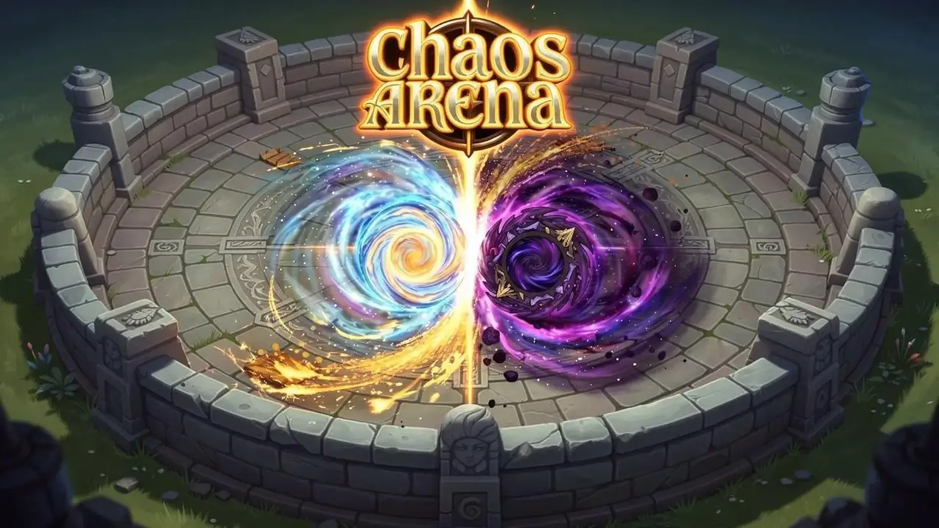 Chaos Arena - لعبة معارك دوارة