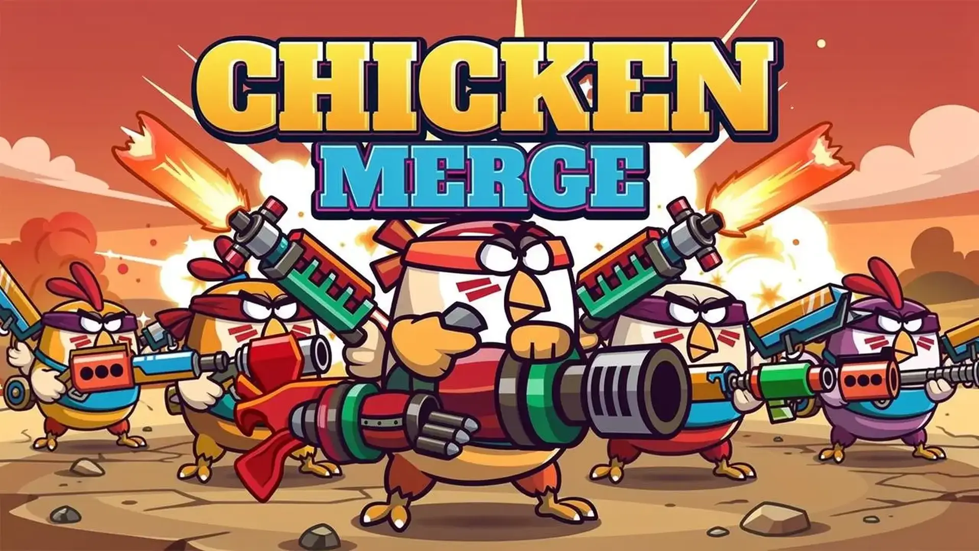 Chicken Merge - لعبة دمج استراتيجية ادمج الدجاج