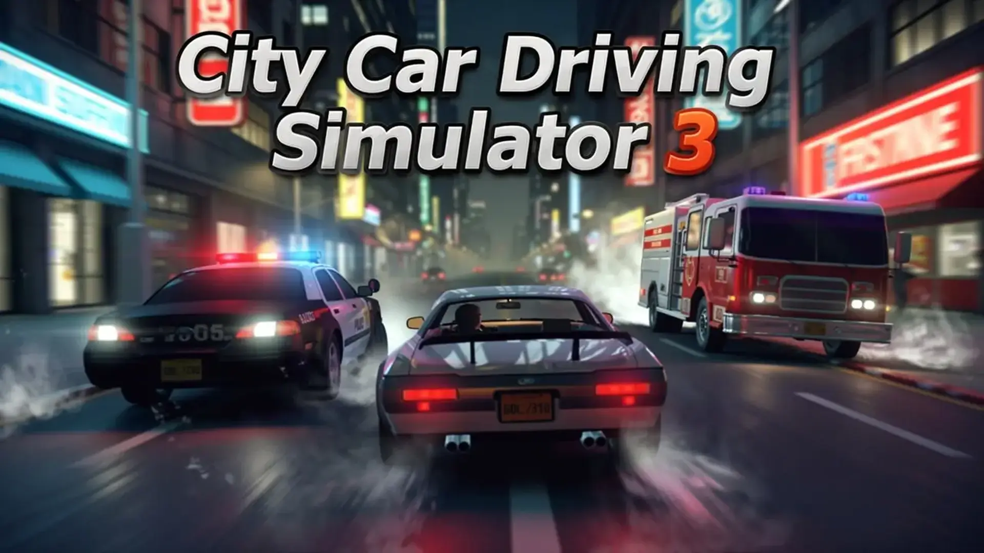 City Car Driving Simulator 3 - diverse cityscapes game