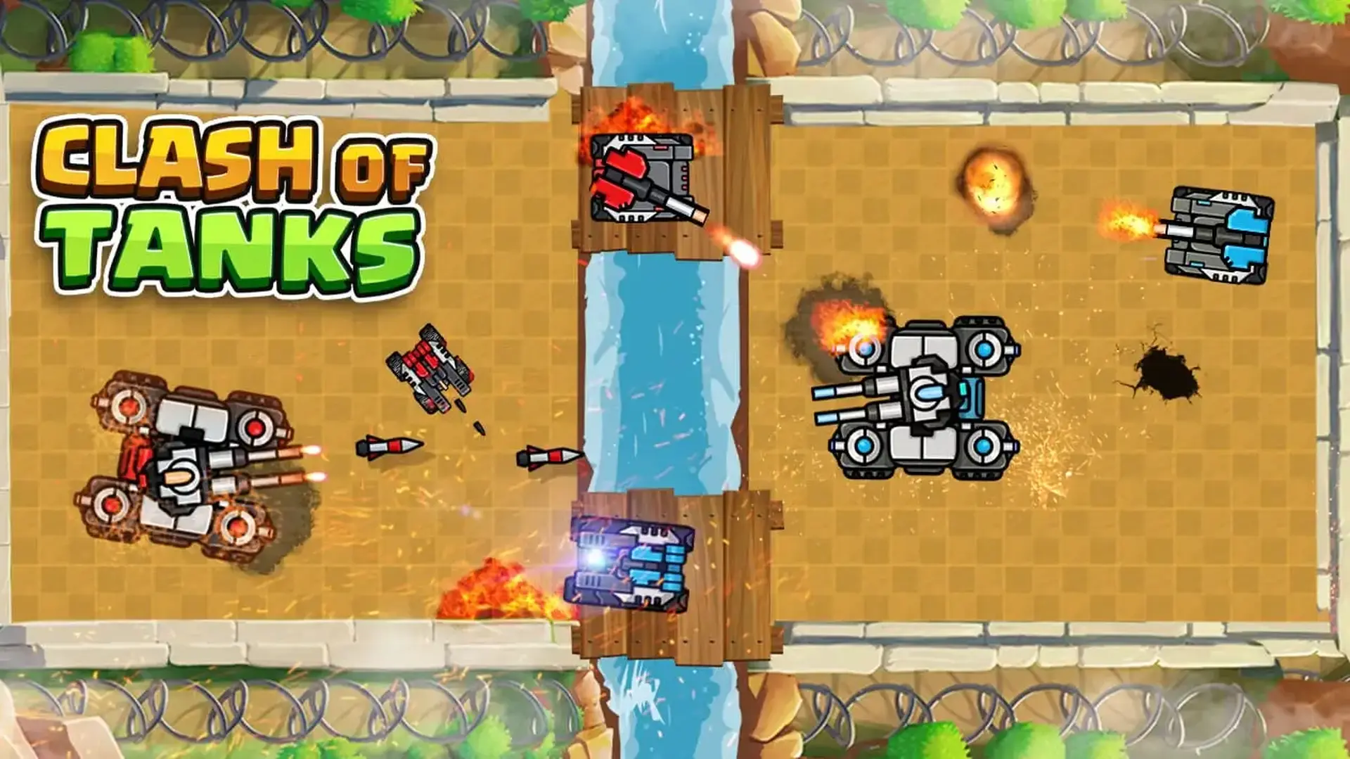 Clash of Tanks - Estrategia RTS juego
